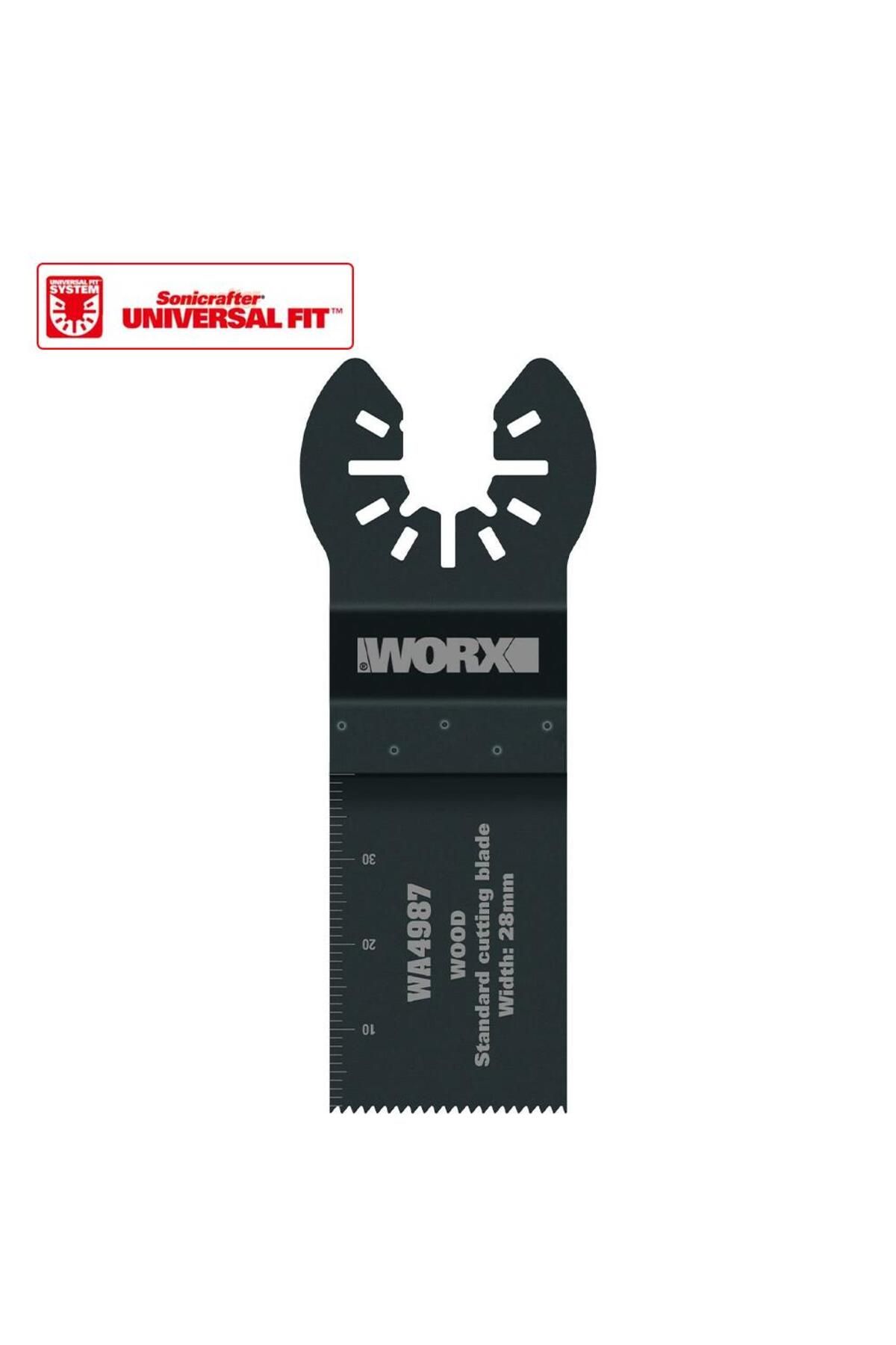 WORX Wa4987 Çok Amaçlı Raspalama Makinası Için 28x40mm Ahşap, Fiberglas, Pvc Universal Kesme Bıçağı