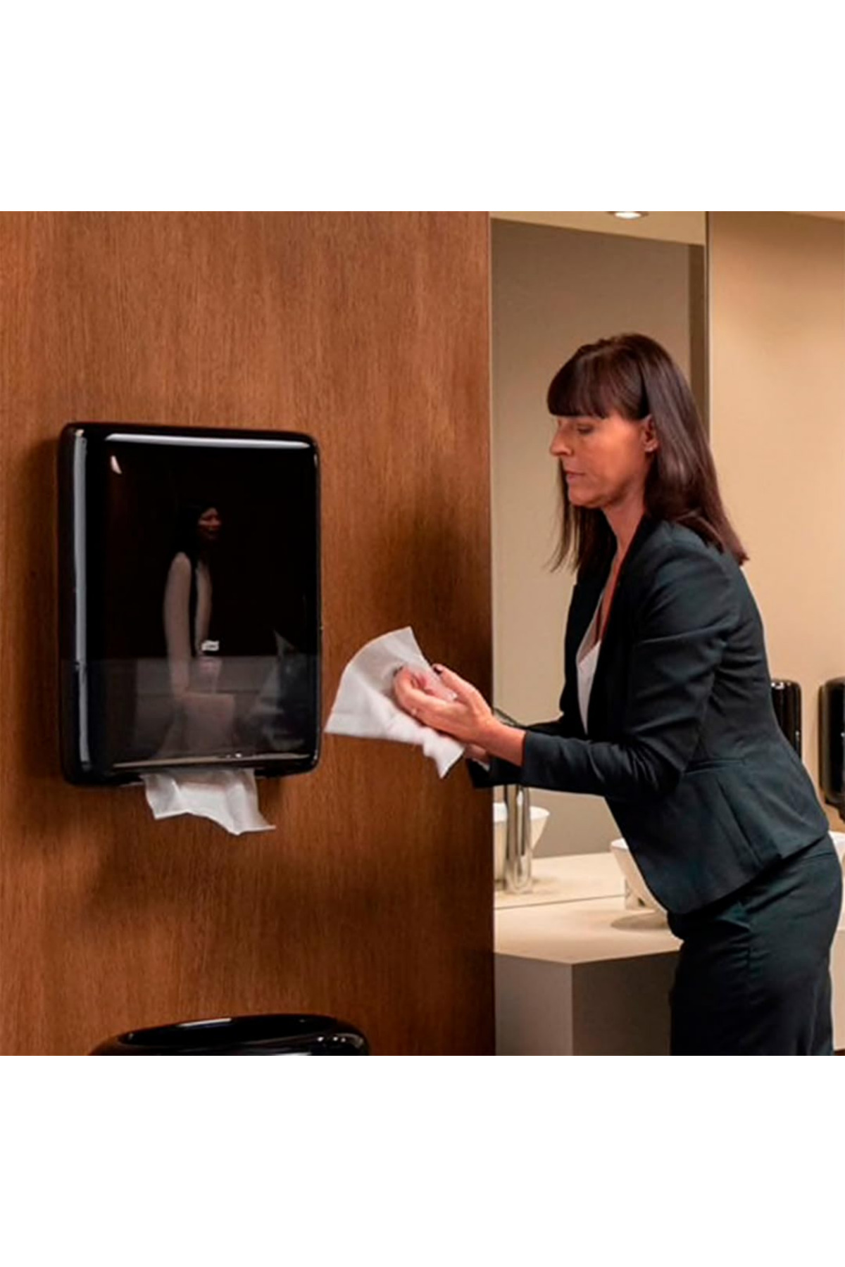 TORK Peakserve Mini Kağıt Havlu Dispenseri Siyah (552558