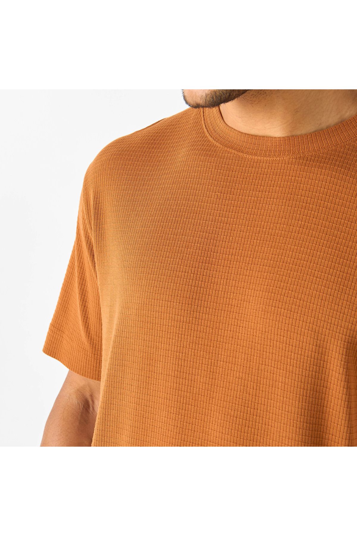 Iconic-Textured Oversized T-shirt 4