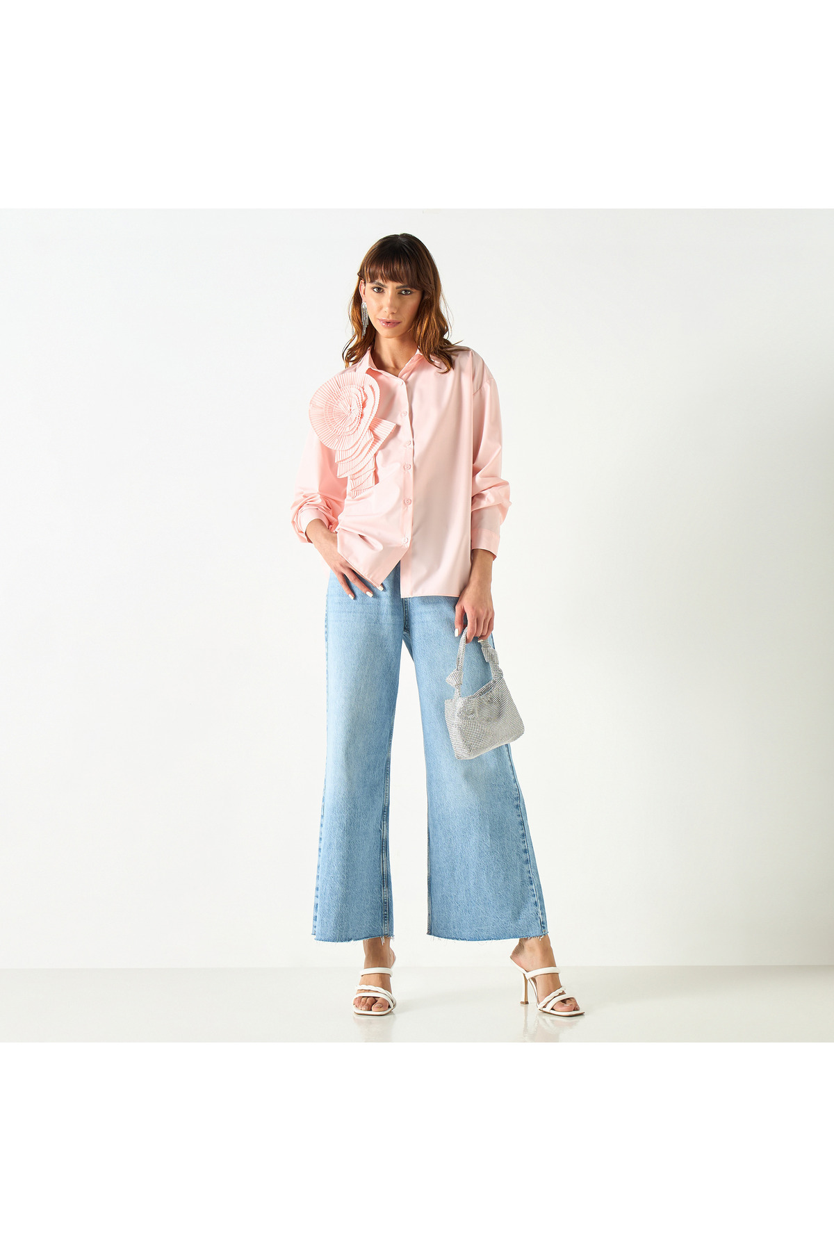 2Xtremz-Applique Detail Shirt with Long Sleeves 3