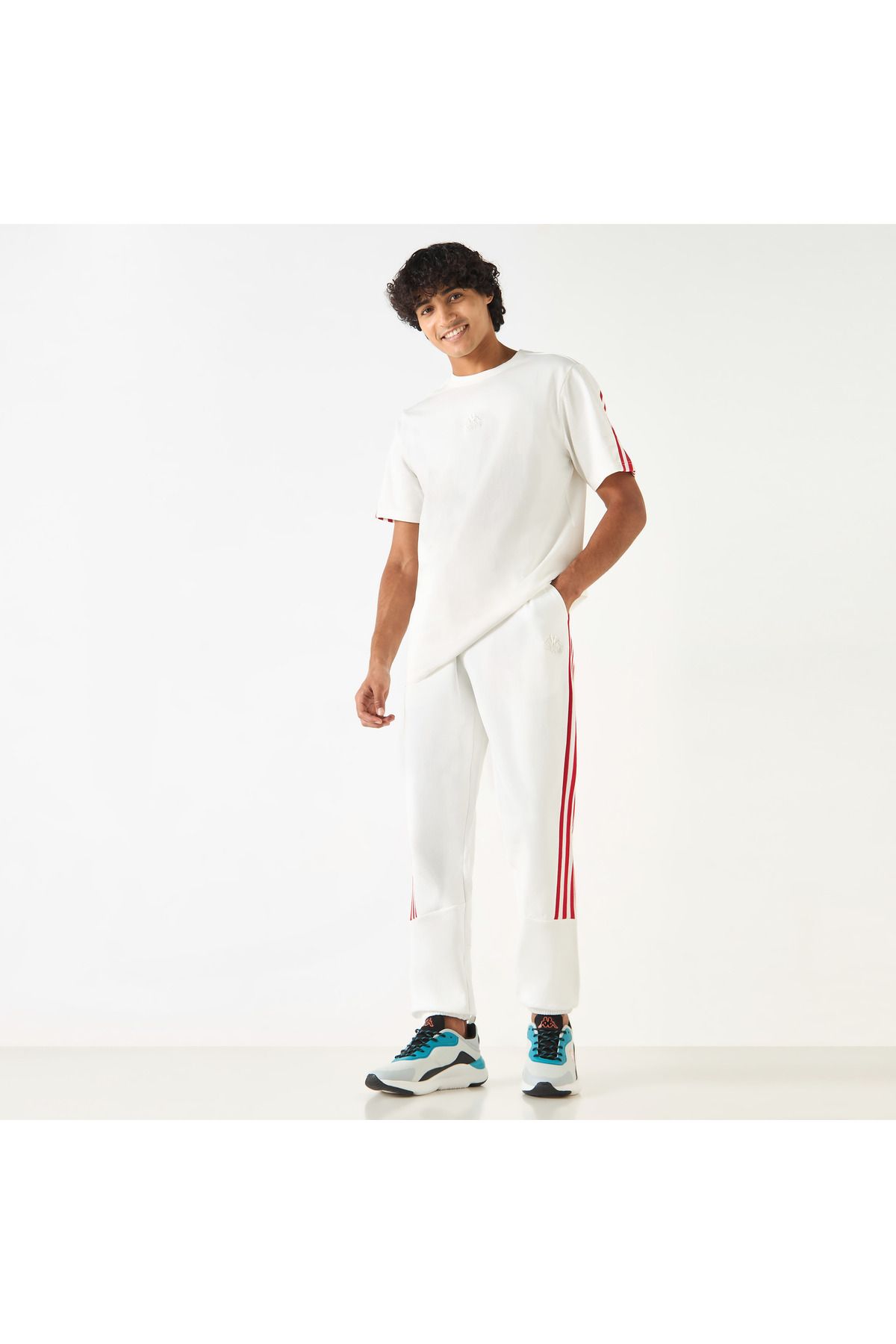 Kappa-Striped Track Pants with Drawstring Closure and Pockets 3