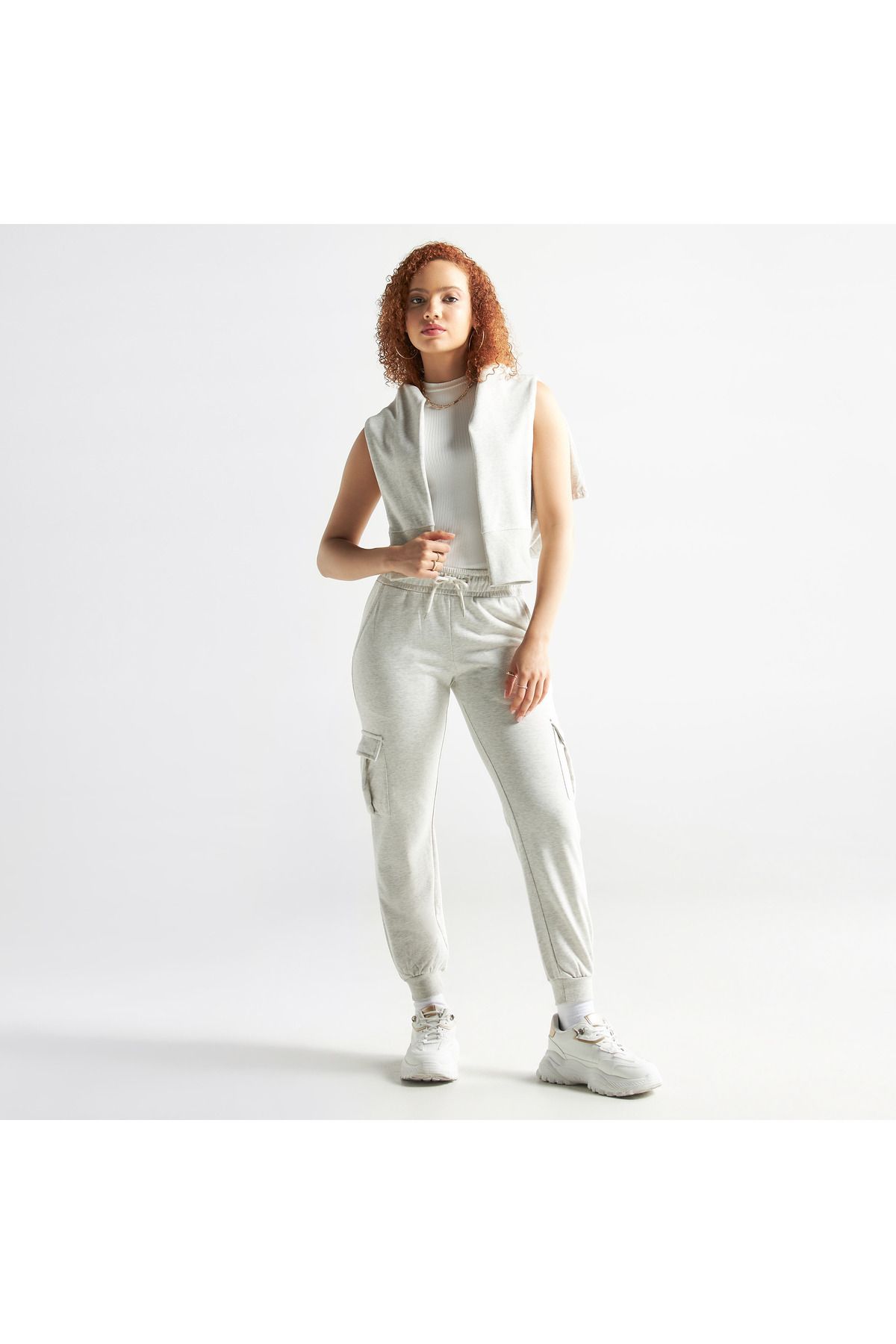 FAV-Flexi Waist Cargo Joggers with Pockets 2