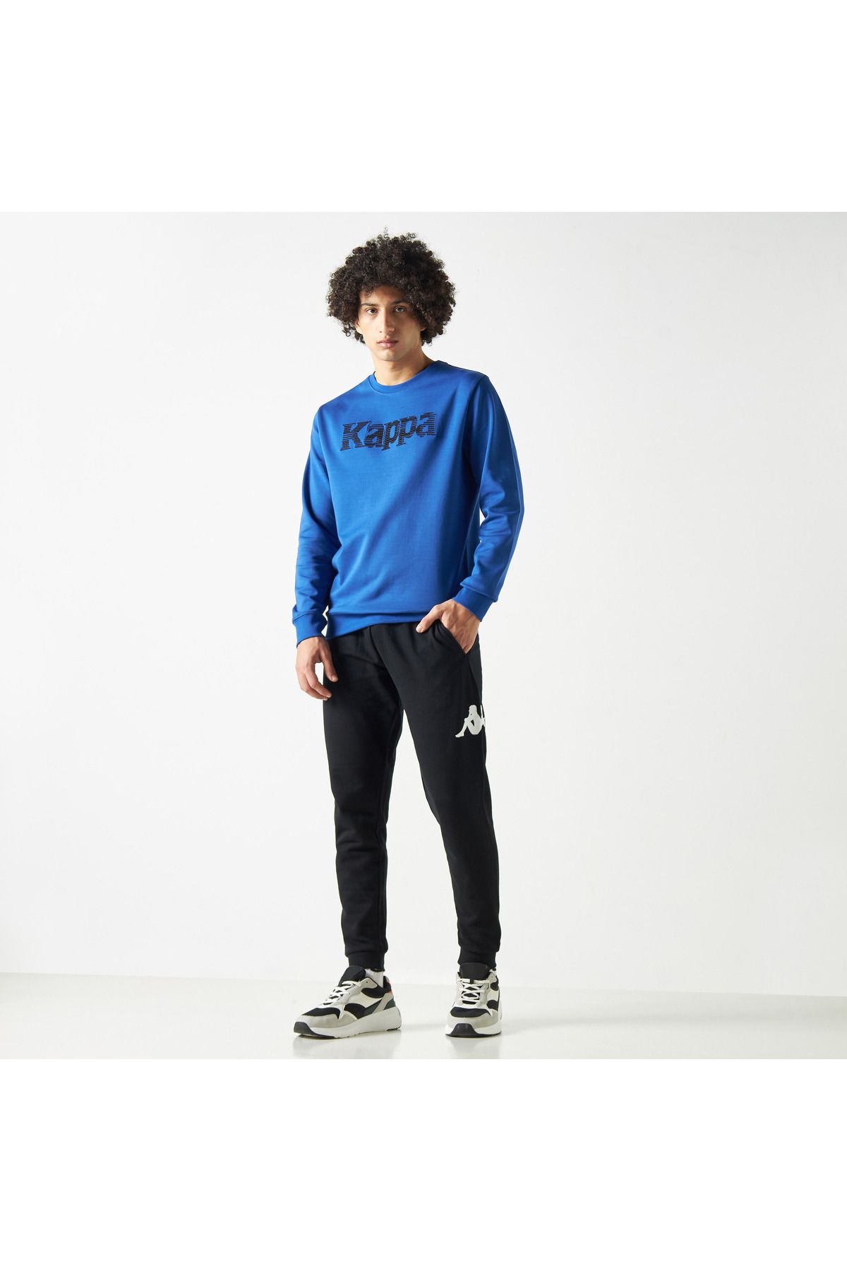 Kappa-Logo Print Joggers with Drawstring Closure and Pockets 2
