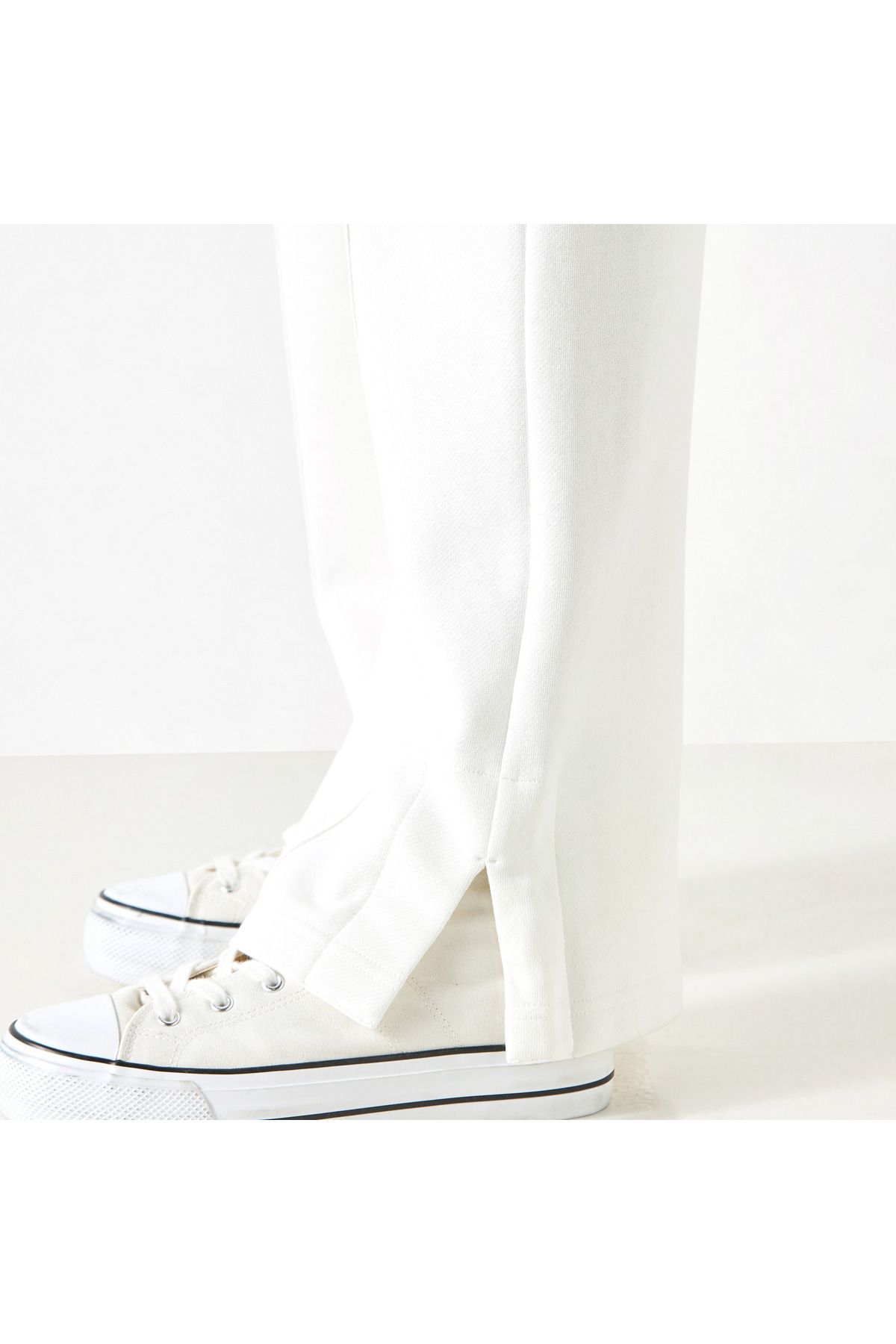 Kappa-Wide Leg Track Pants with Drawstring Closure and Pockets 4