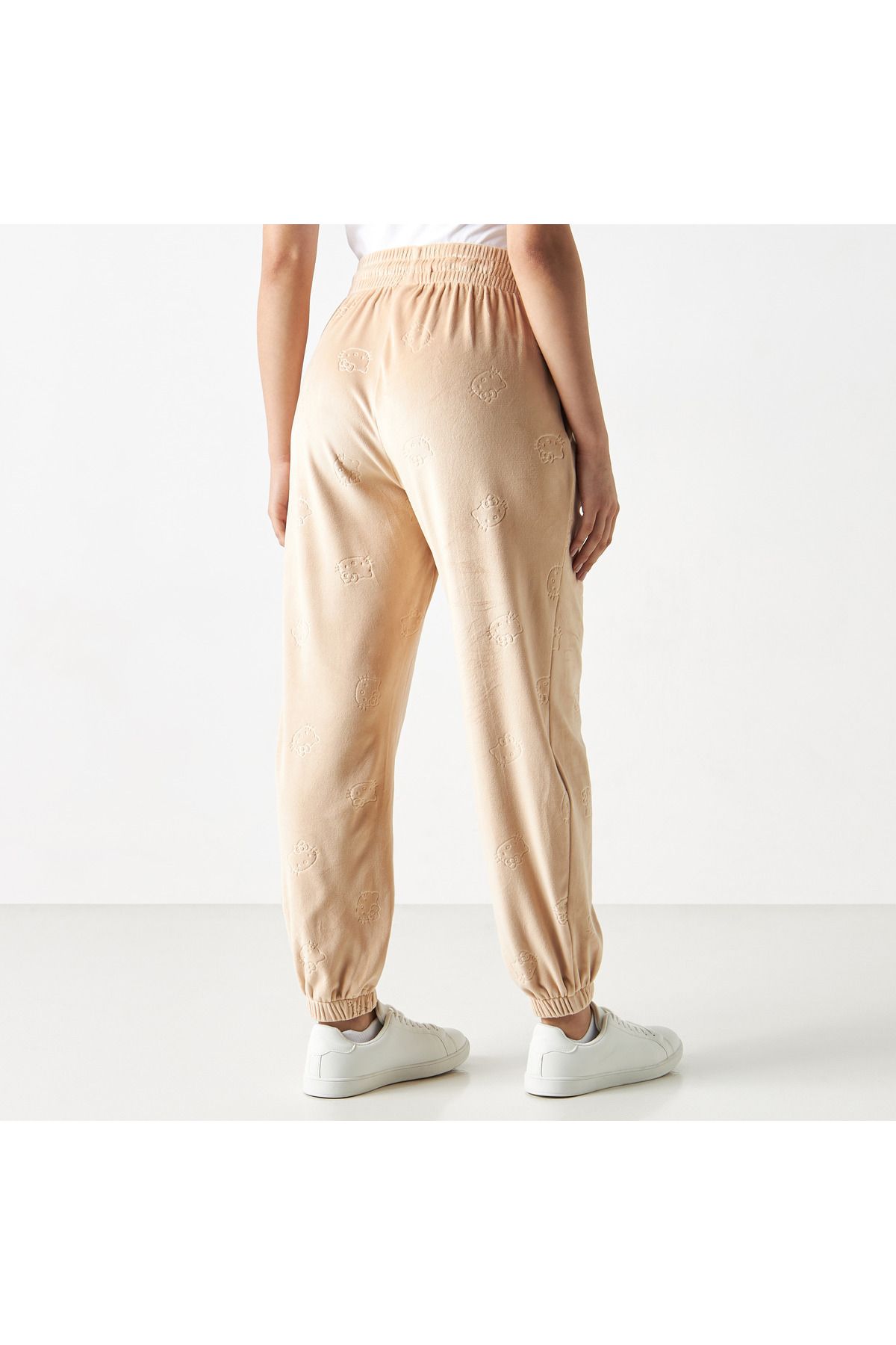 SP Characters-Embossed Joggers with Drawstring Closure and Pockets 3