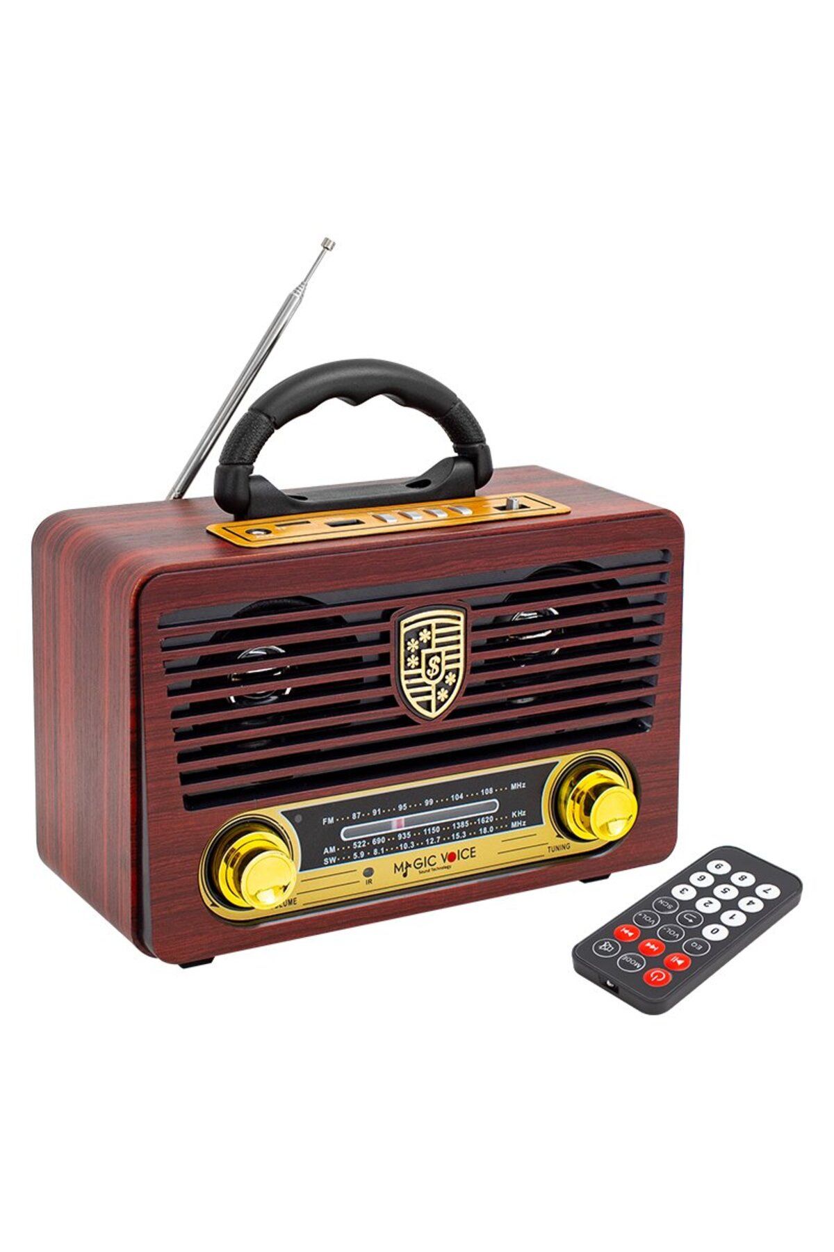 Home MAGICVOICE MV-115BT USB/SD/FM/BLUETOOTH DESTEKLİ NOSTALJİK RADYO (4835)