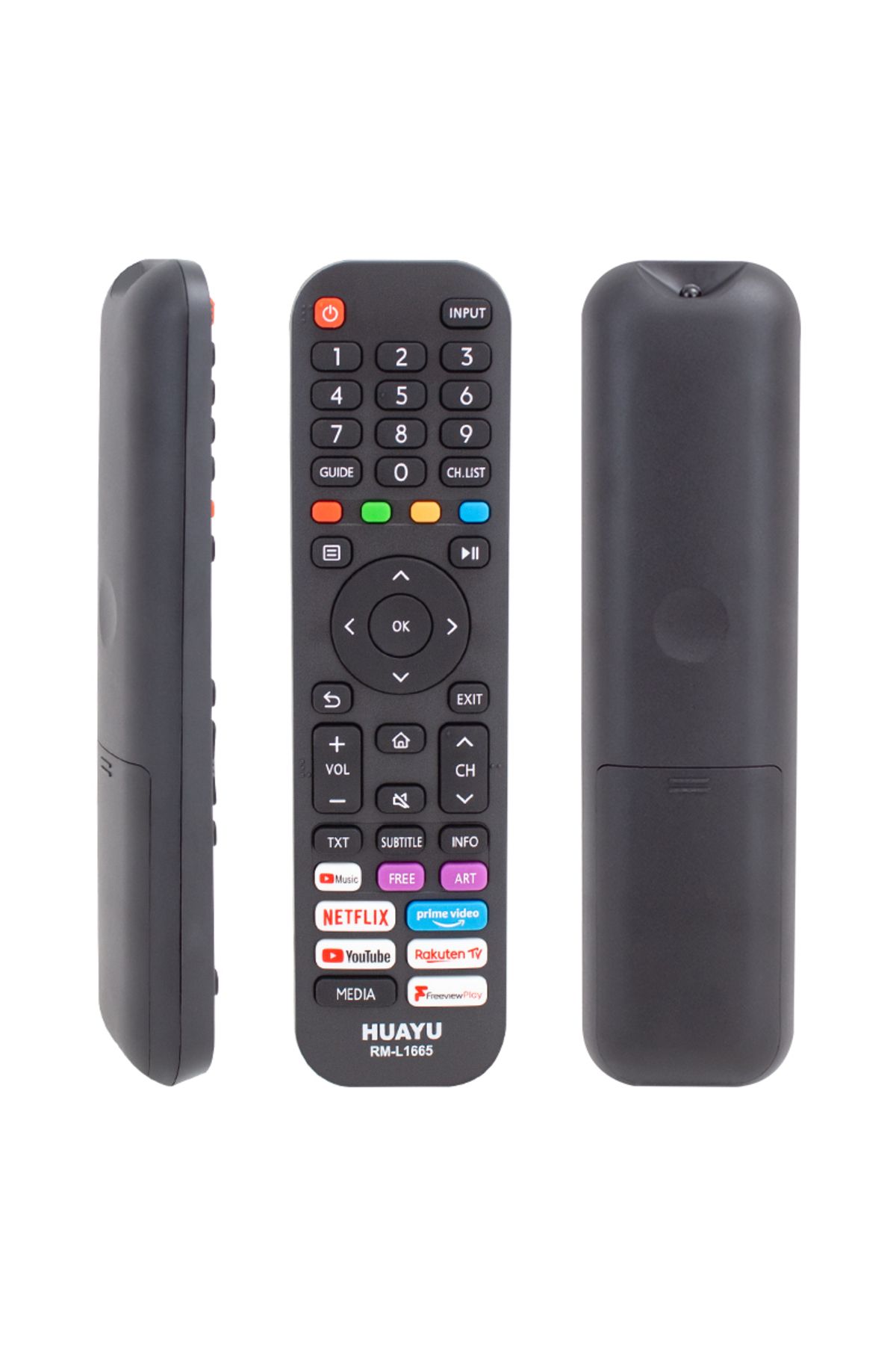 Kapamarka HUAYU KL RM-L1665 HISENSE NETFLIX-PRIME VIDEO- YOUTUBE TUŞLU LCD-LED TV KUMANDA