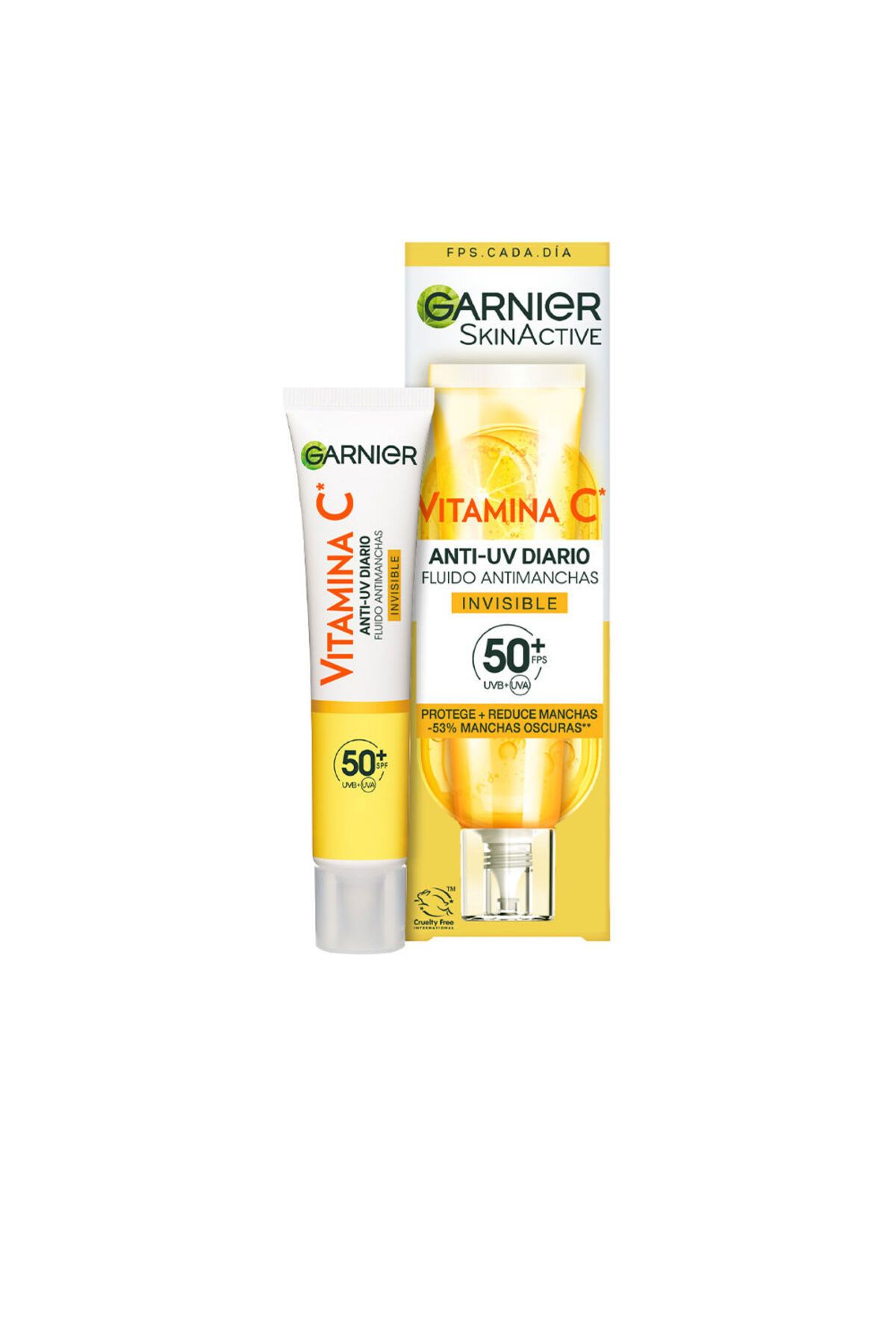 Garnier-Skinactive Vitamin C Anti-flecken-fluid Spf50 40 ml 1
