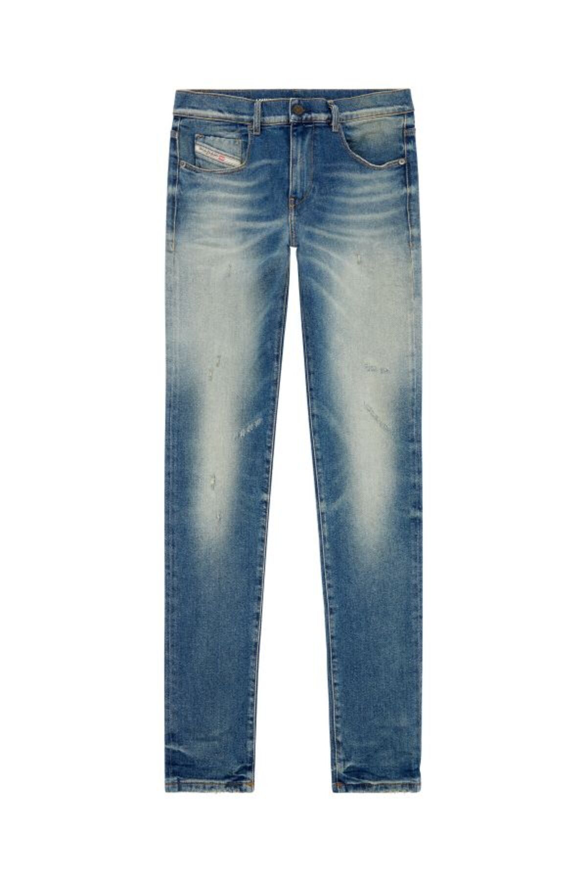 شلوار جین آبی مردانه Slim Fit Blue Jean 2019 D Trukt Diesel