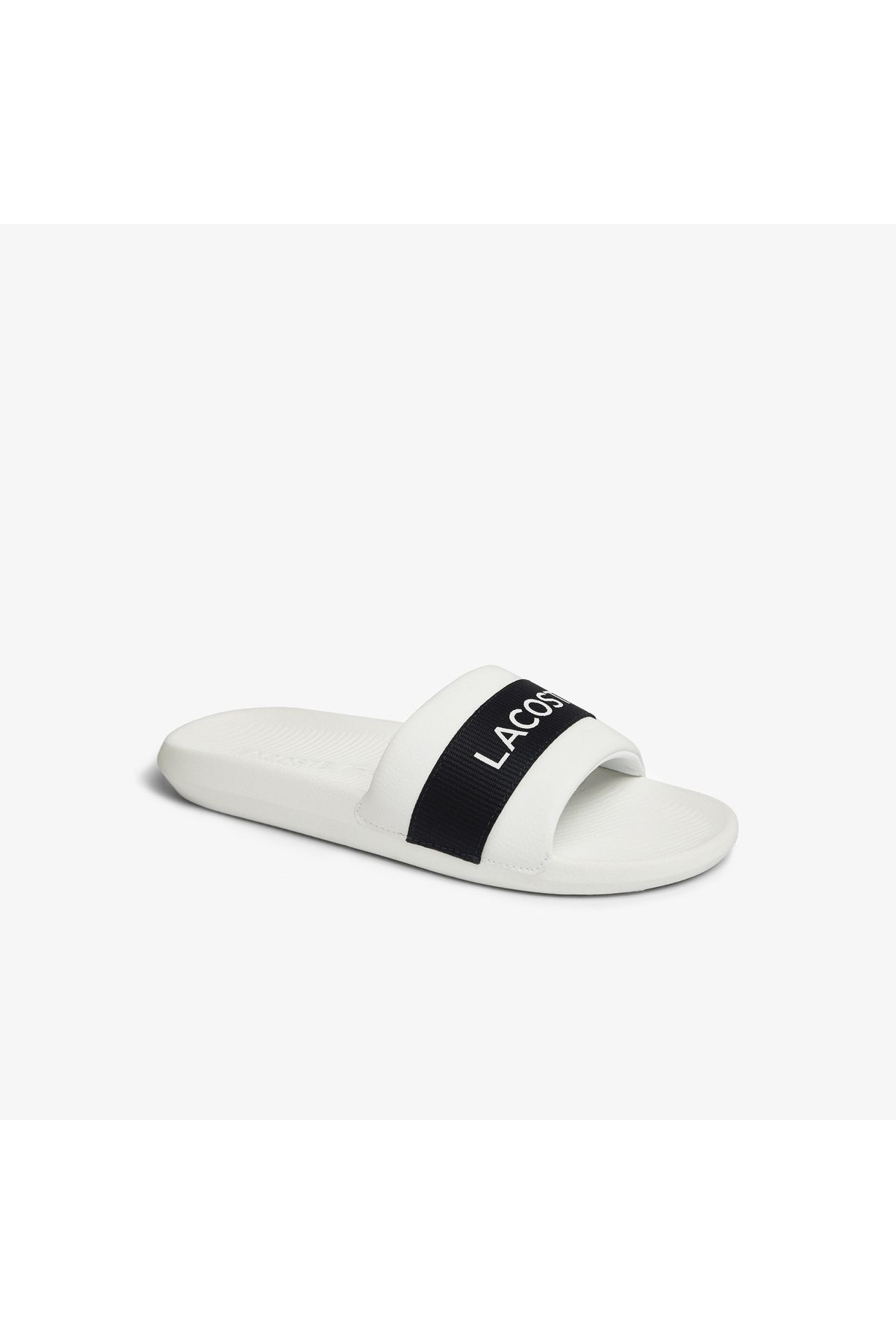 دمپایی سفید مردانه راه Croco اسلاید Lacoste