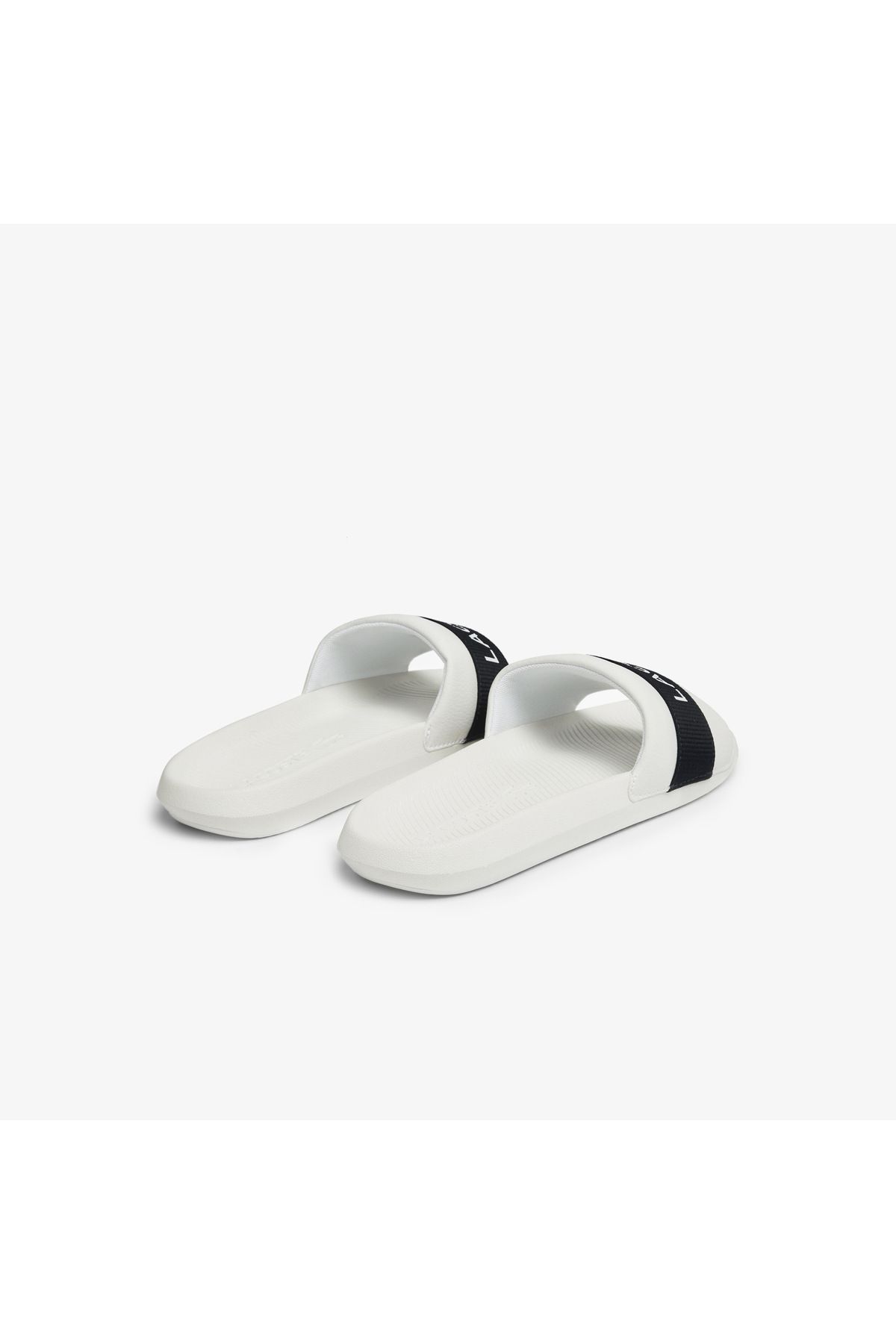 دمپایی سفید مردانه راه Croco اسلاید Lacoste