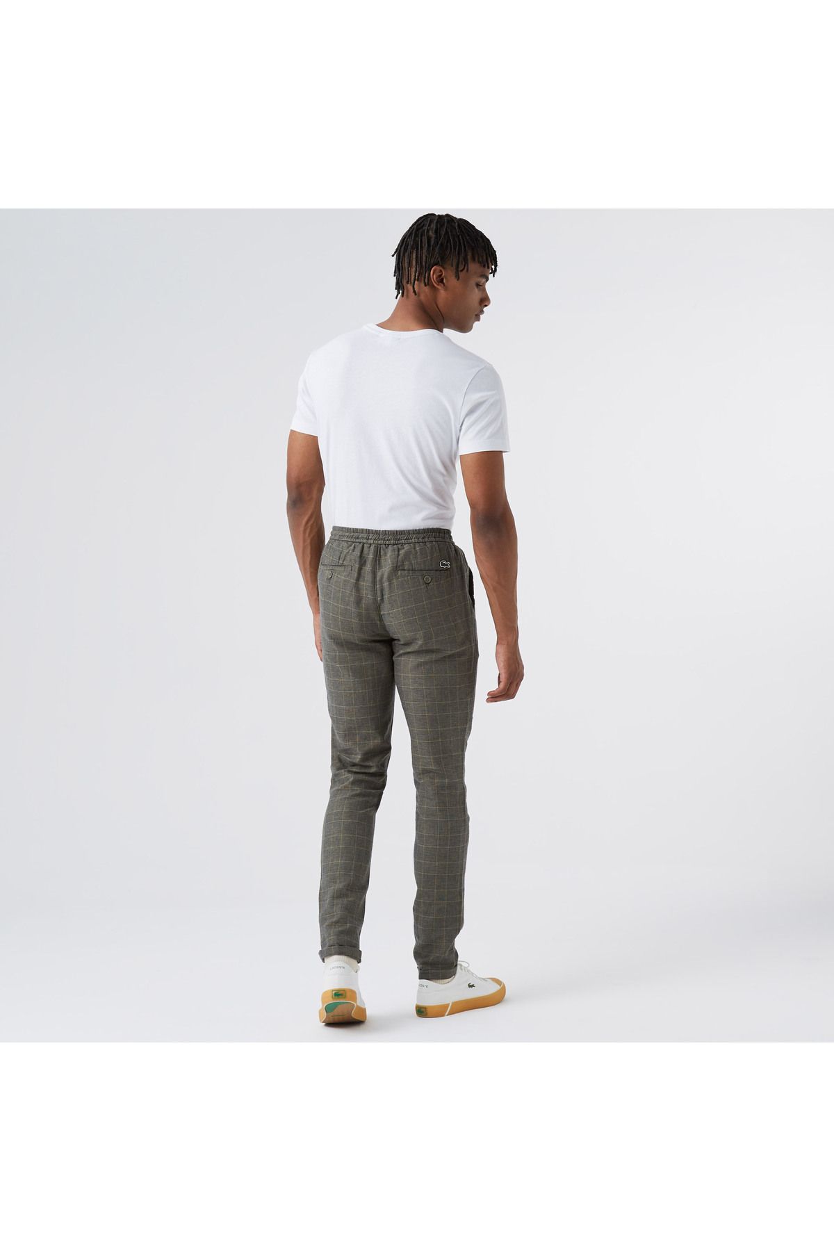 شلوار سبز مردانه با الگوی متناسب Lacoste