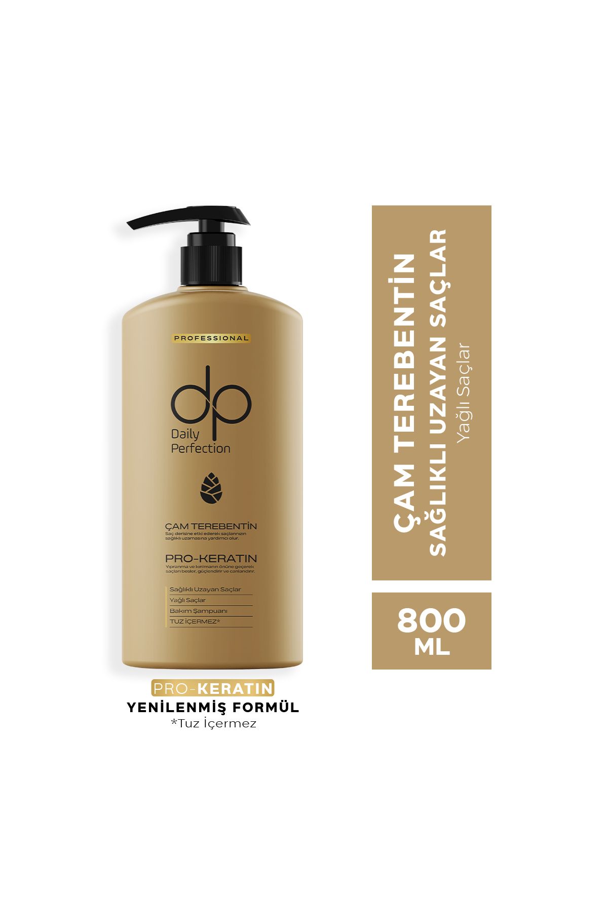 dp Daily Perfection Şampuan Çam Terebentin 800 ml-2