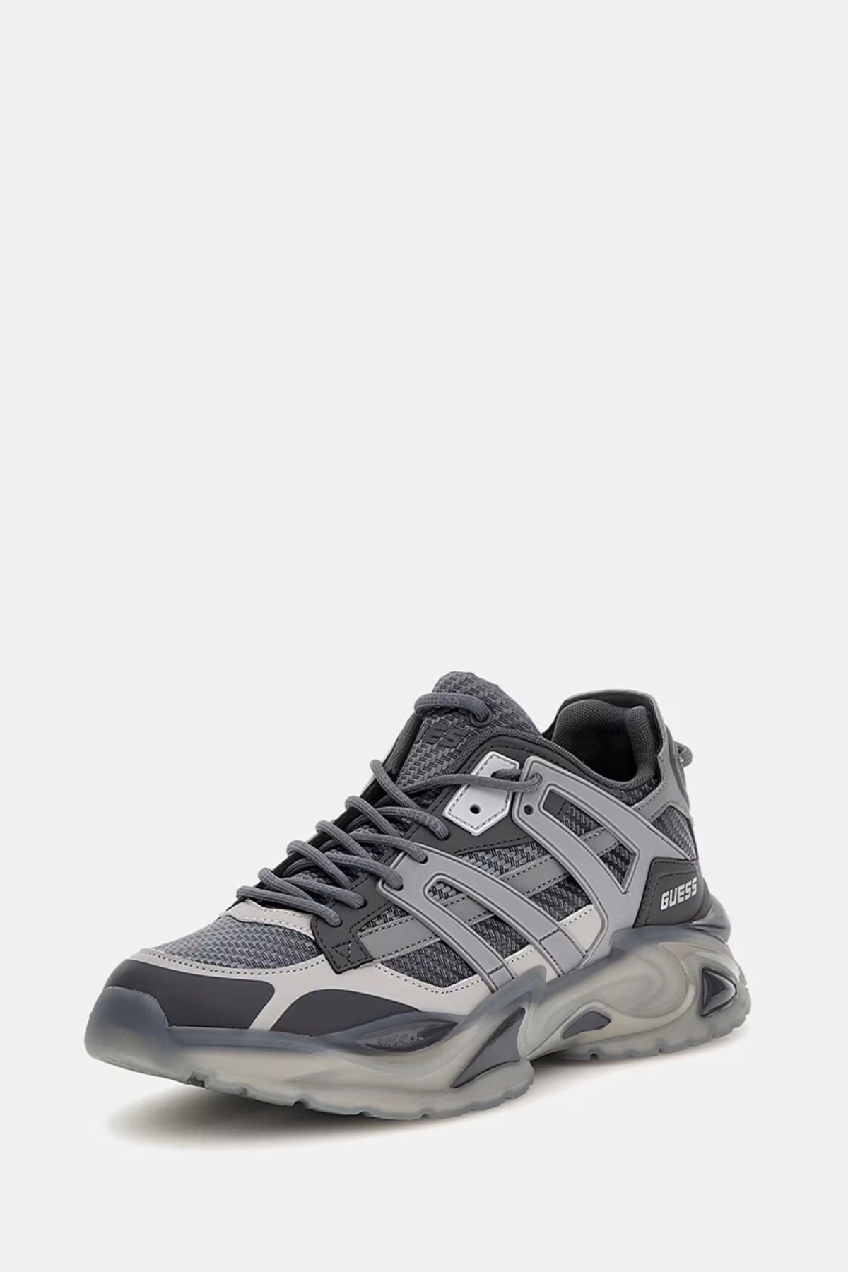 Guess BELLUNO Erkek Gri Sneaker FMPBELFAB12-GREY görsel 2