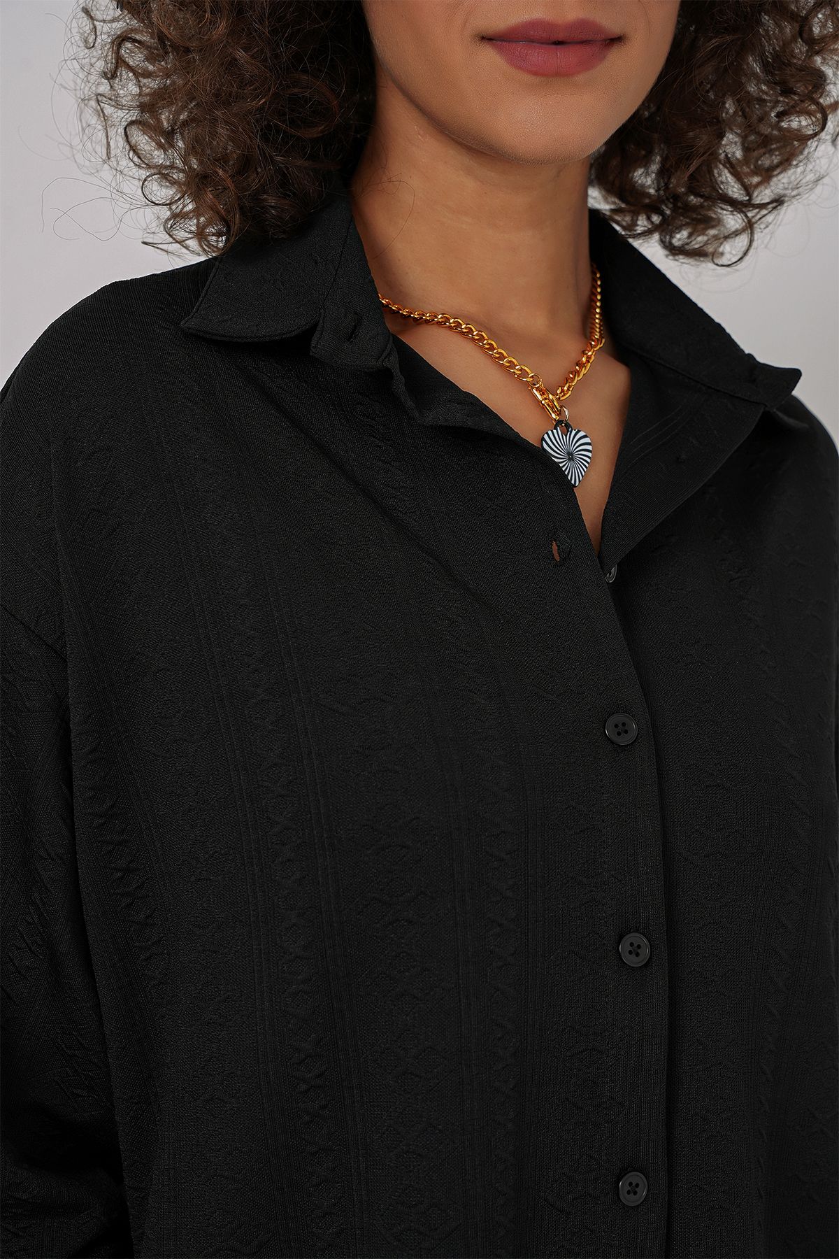 Bigdart-6685 Black Shirt and Trousers Set 5