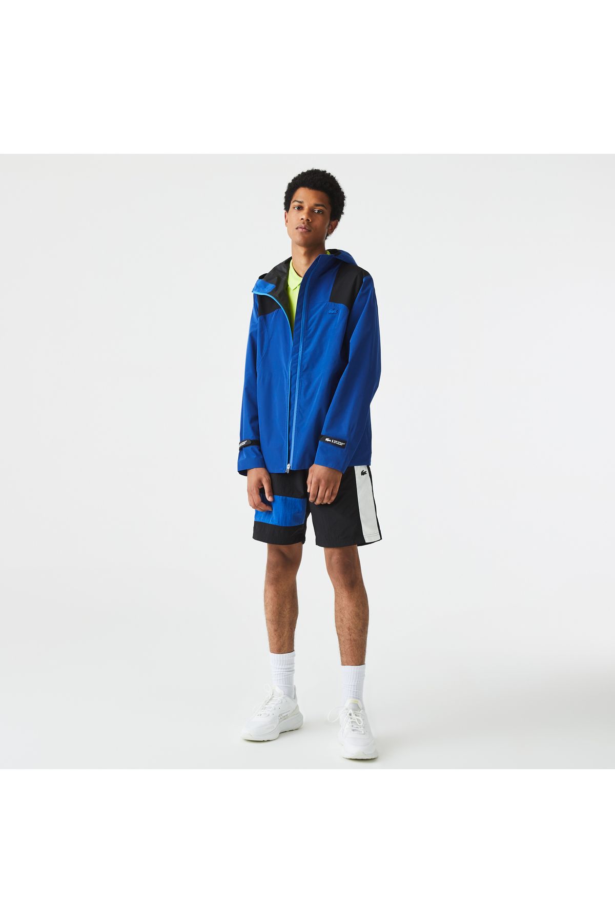 بارانی و بادگیر آبی مردانه ورزش با امید به آب امیدوار باد Lacoste