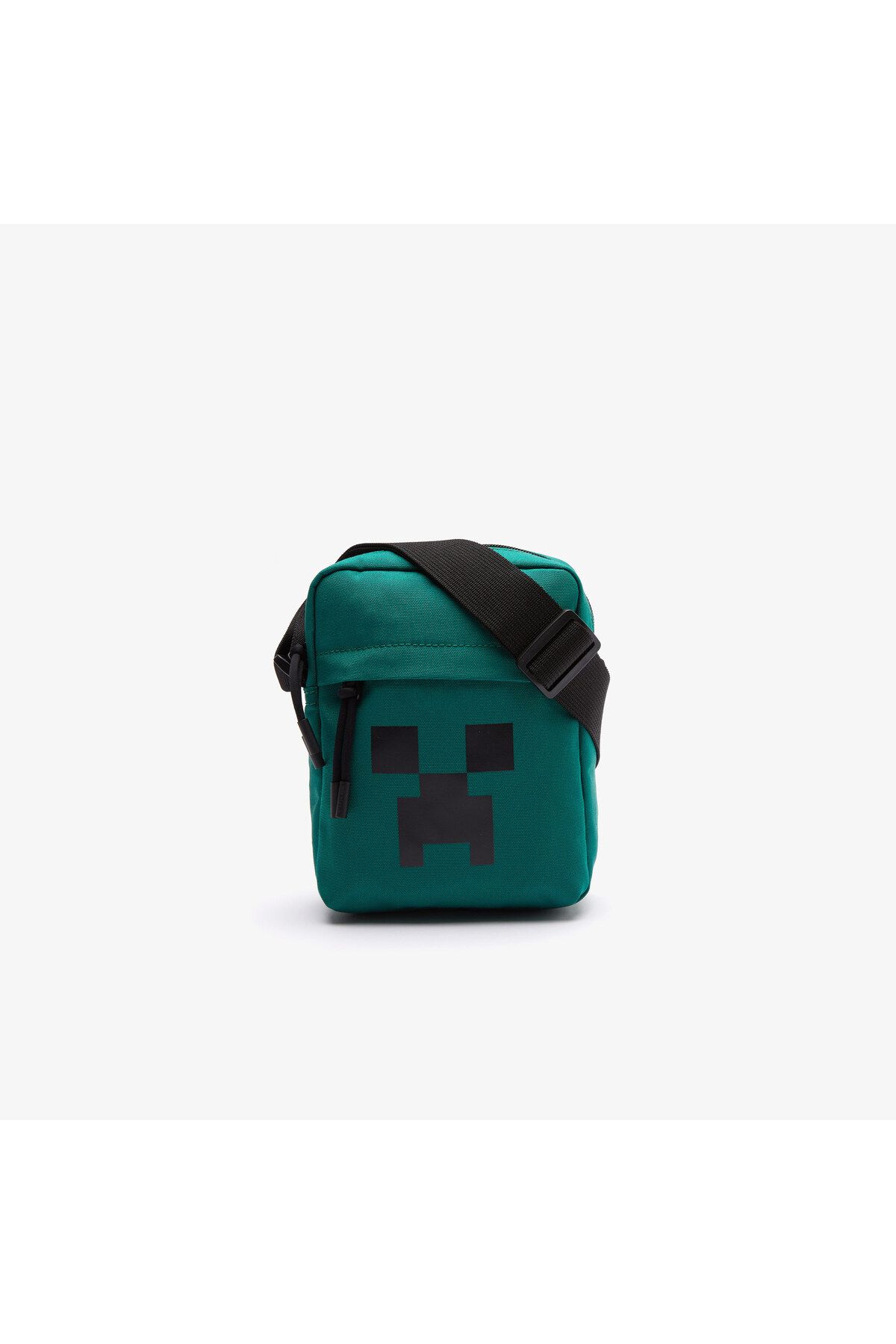 کیف شانه ای مشکی مردانه سیاه X پستاندار سبز Minecraft Lacoste