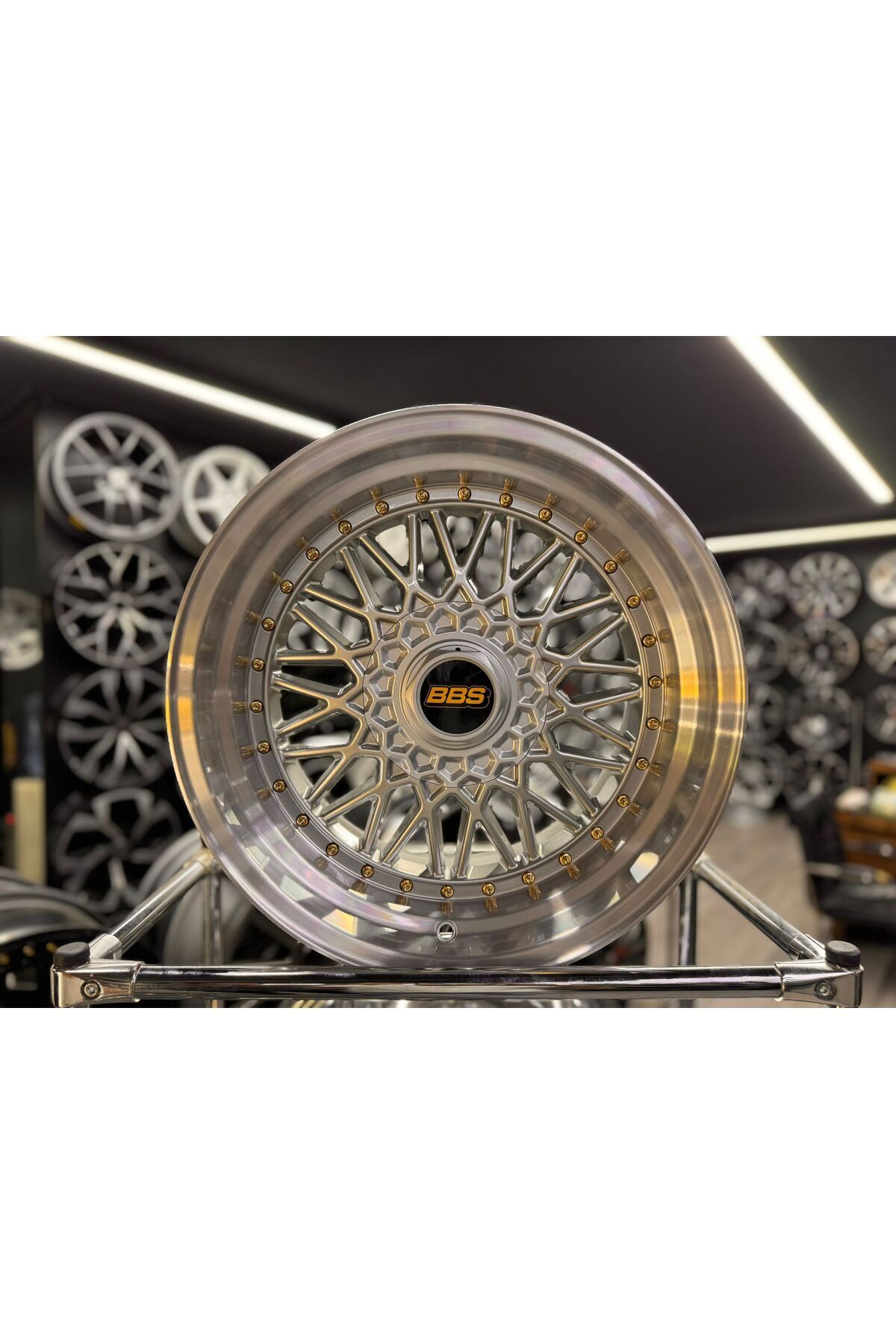 gzm 17 İNC 5X112 BBS RS2 Uyumlu JANT TAKIMI SİLVER (4 ADET