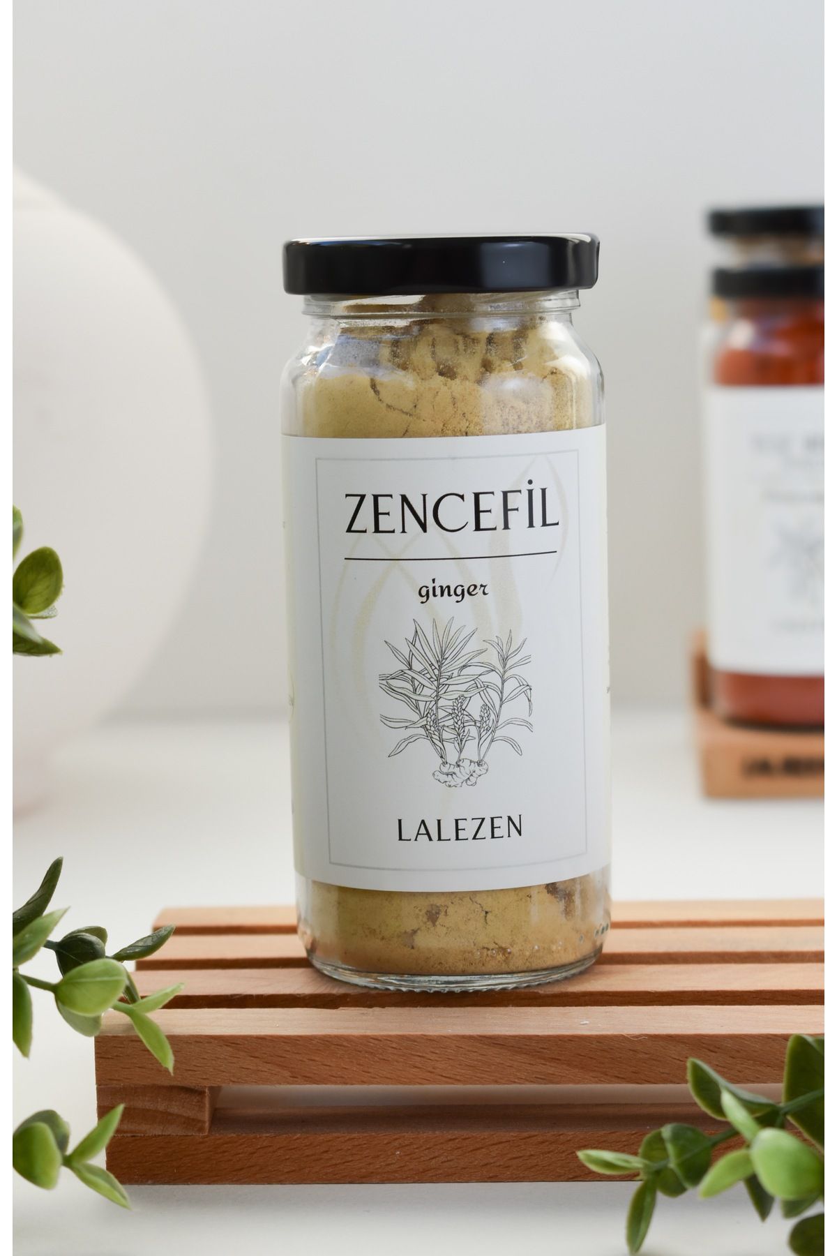 LALEZEN Zencefil- Öğütülmüş Zencefil 100 Gr (cam)