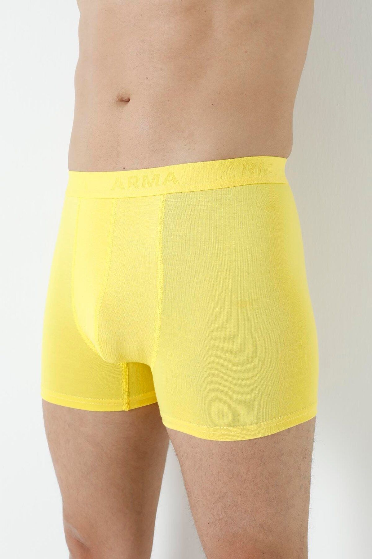 Arma Yıldız-Yellow Bamboo Men's Boxers - Pack of 3 6