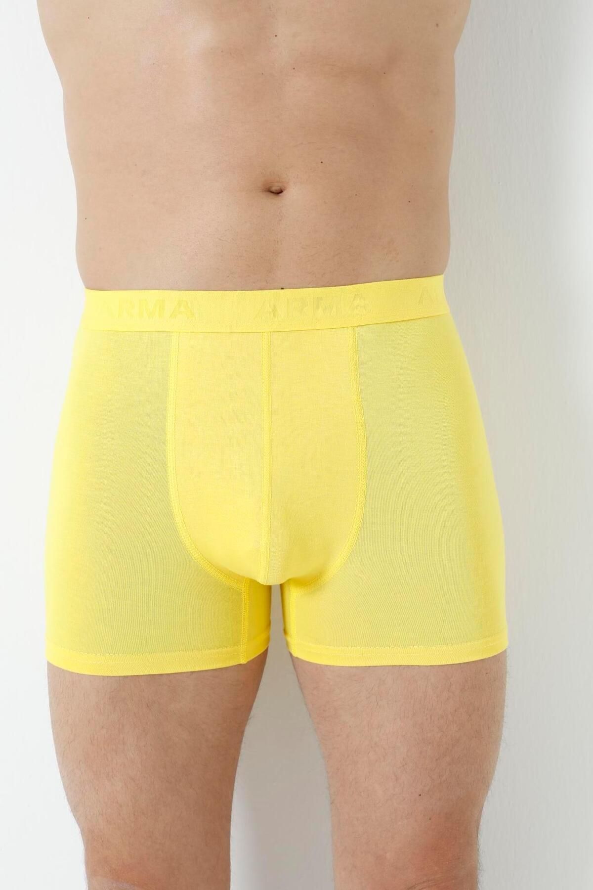 Arma Yıldız-Yellow Bamboo Men's Boxers - Pack of 3 2