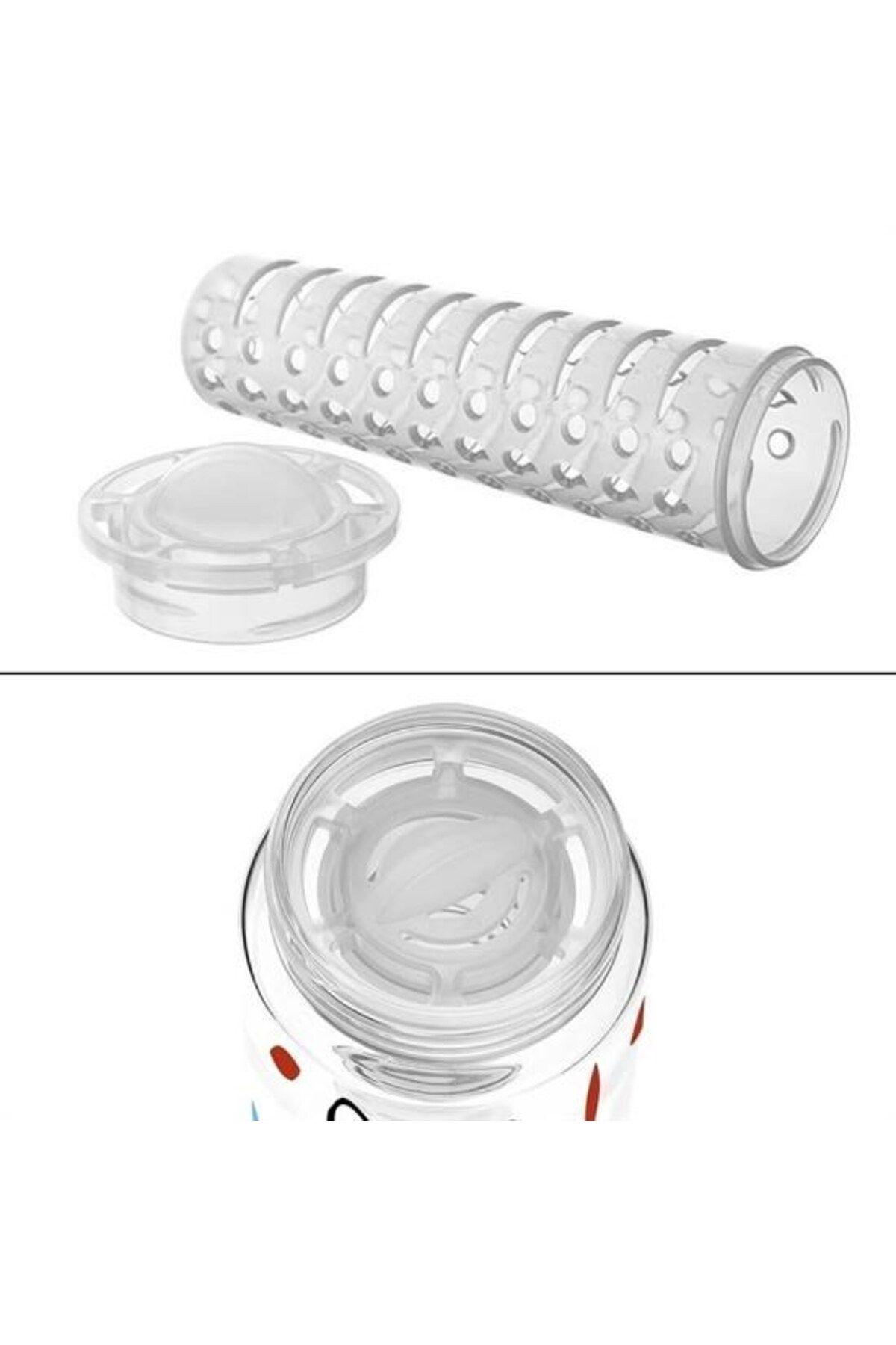 Ethab Ticaret-Ethab ®   Lockable Self-Draining Easy-To-Carry Detox Athlete Diet Flask with Handle 7
