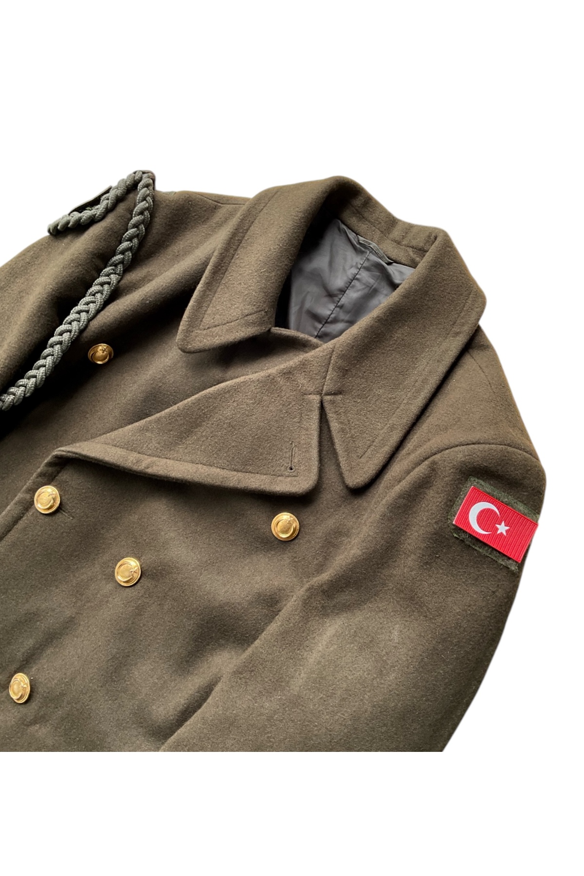 kho military design Türk Ordusu Yün Kaput Unisex (XL-51 D Beden) (Sıfır Ayarında) görsel 2