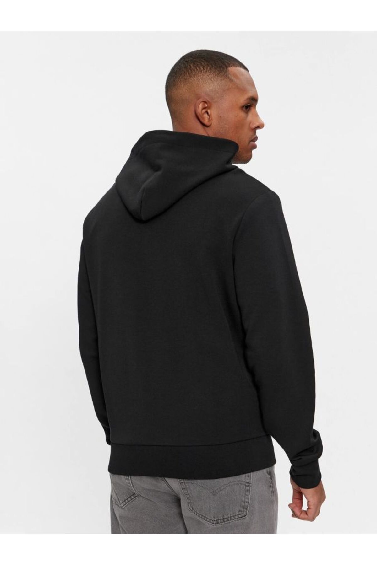 سویشرت مشکی مردانه آرم پیراهن دقیق اورجینال Calvin Klein