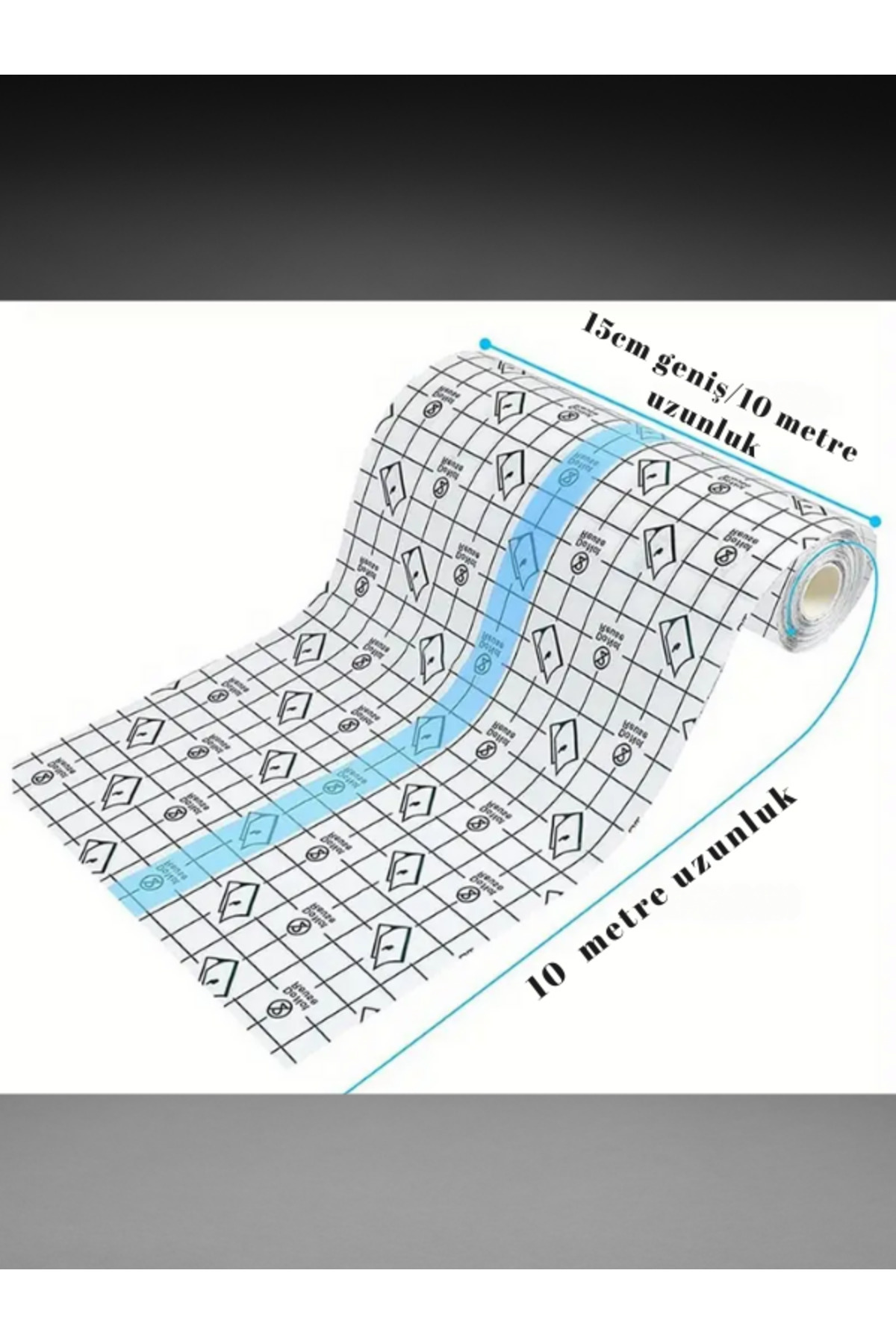 Octacare Şeffaf Pu Banyo Ve Dövme SEZERYAN Bandı Tıbbi Su Geçirmez Rulo Flaster Yara Örtusu 15cmx10m