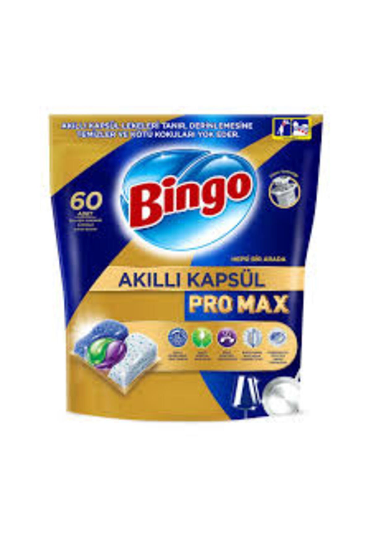 Bingo Akıllı Kapsül Pro Max Bulaşık Makinesi Deterjanı Tableti 60 Lı