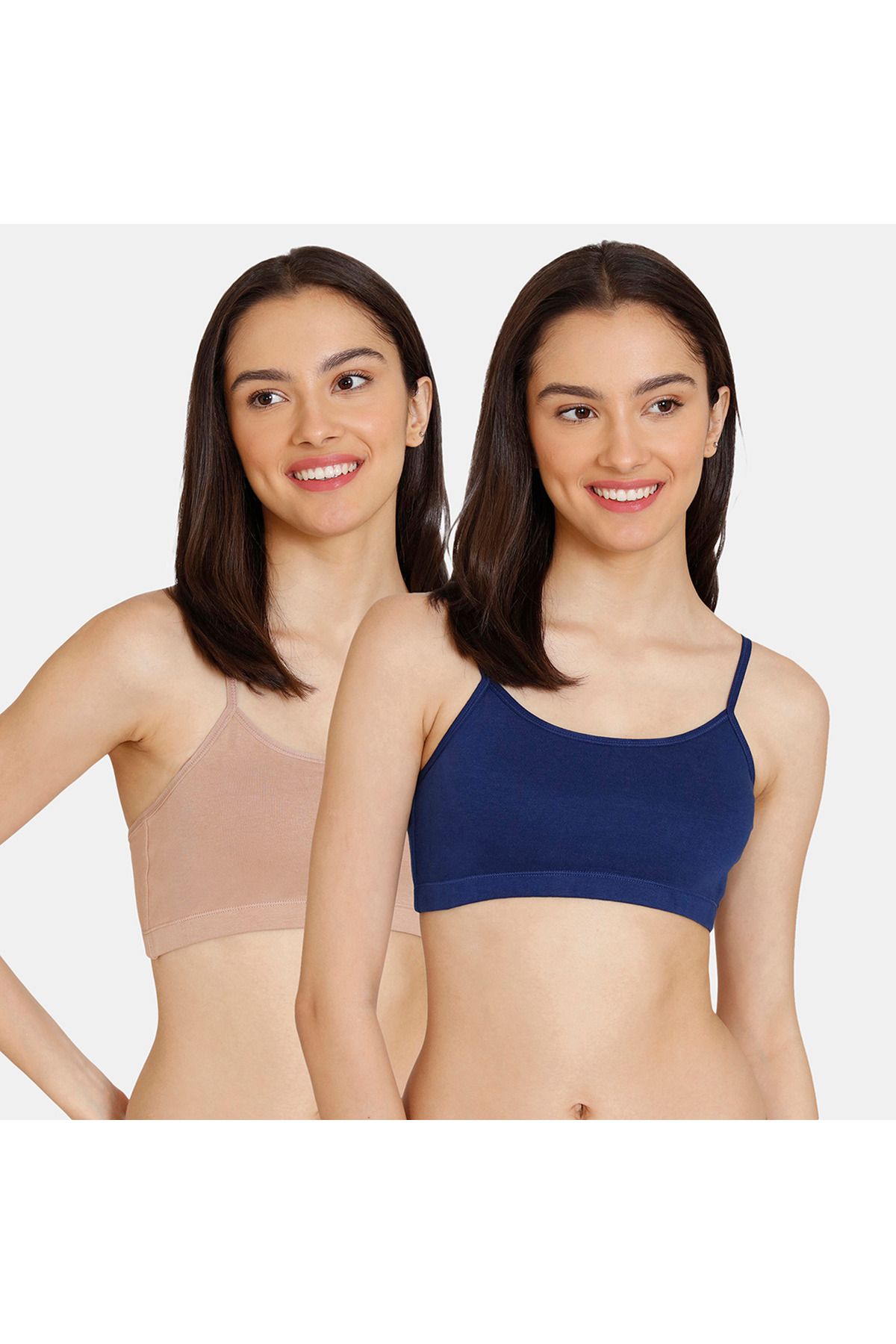 Zivame-Set of 2 - Zivame Non-Wired Non-Padded Bra 1