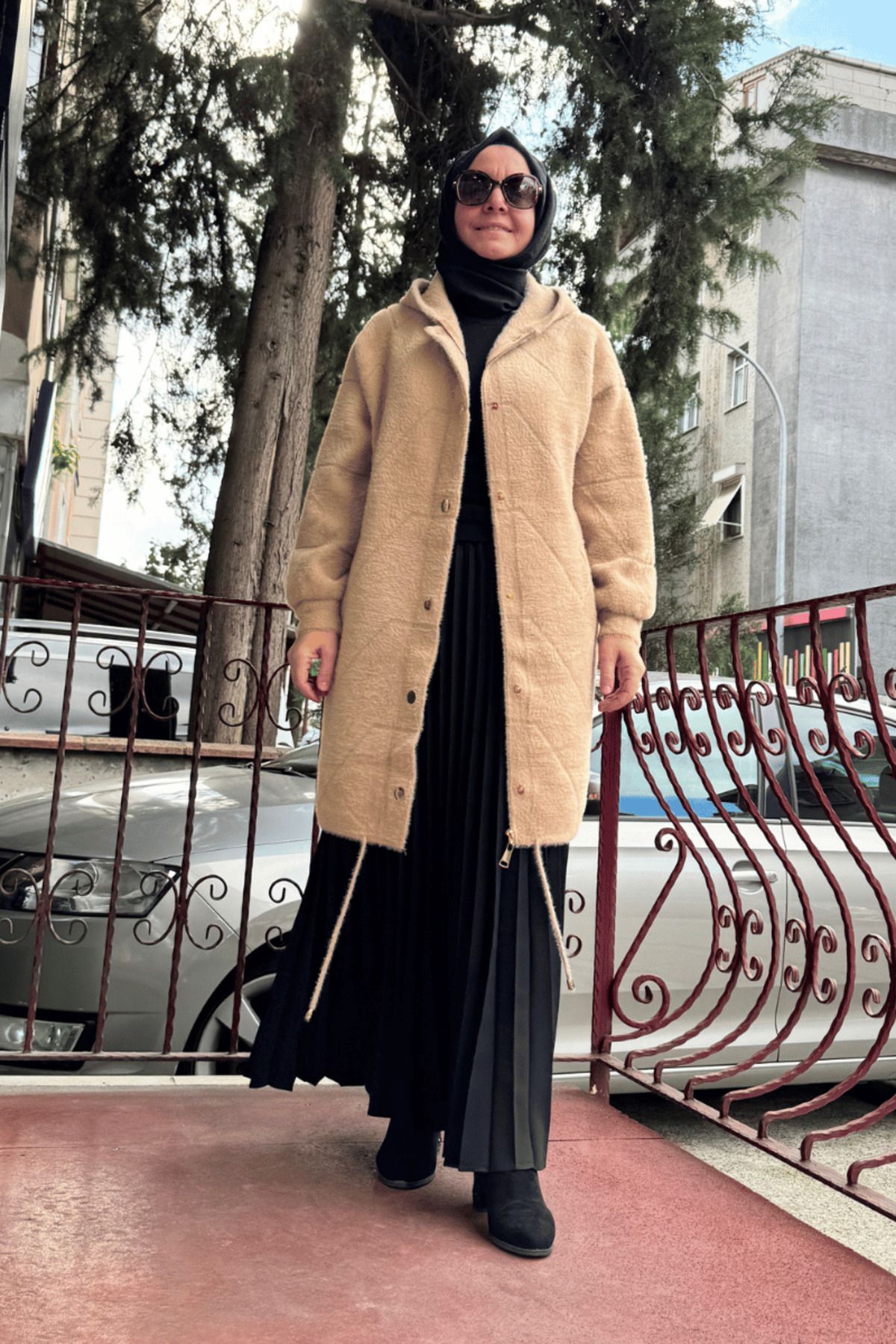 Ghisa-Camel Coat - 5Kgskbn 231166   Model 1