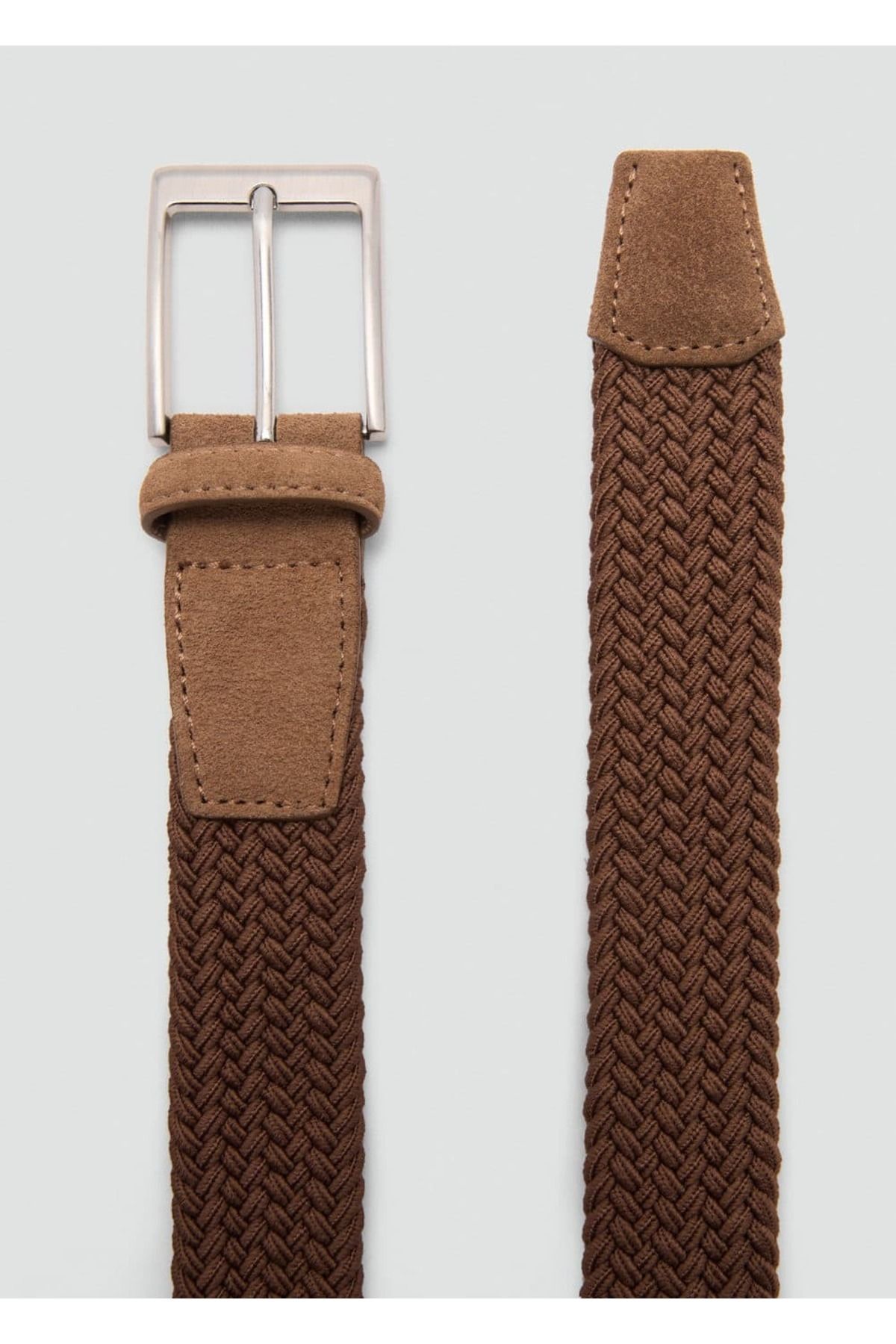 MANGO Man-Elastic Belt with Mesh Pattern 1