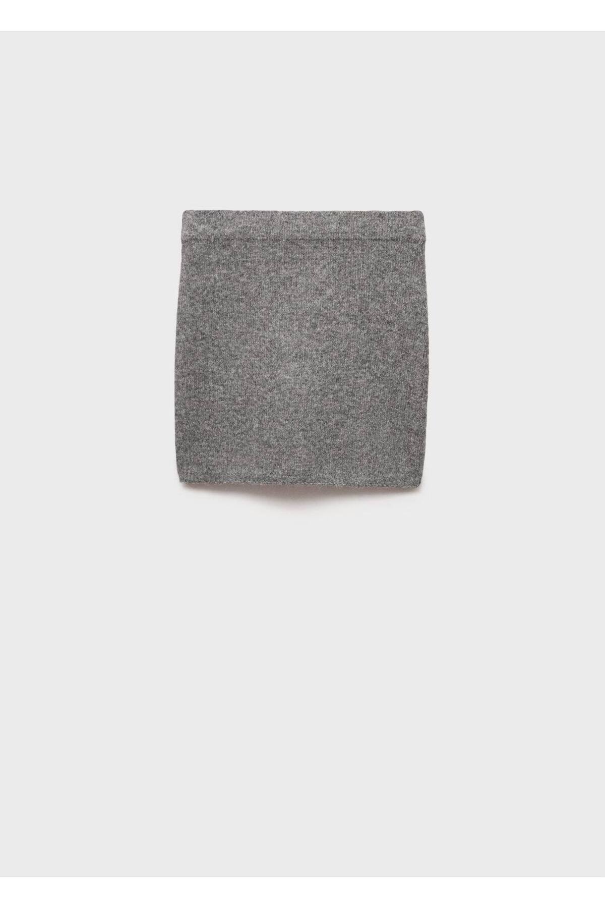 MANGO Woman-Knitwear Mini Skirt 2