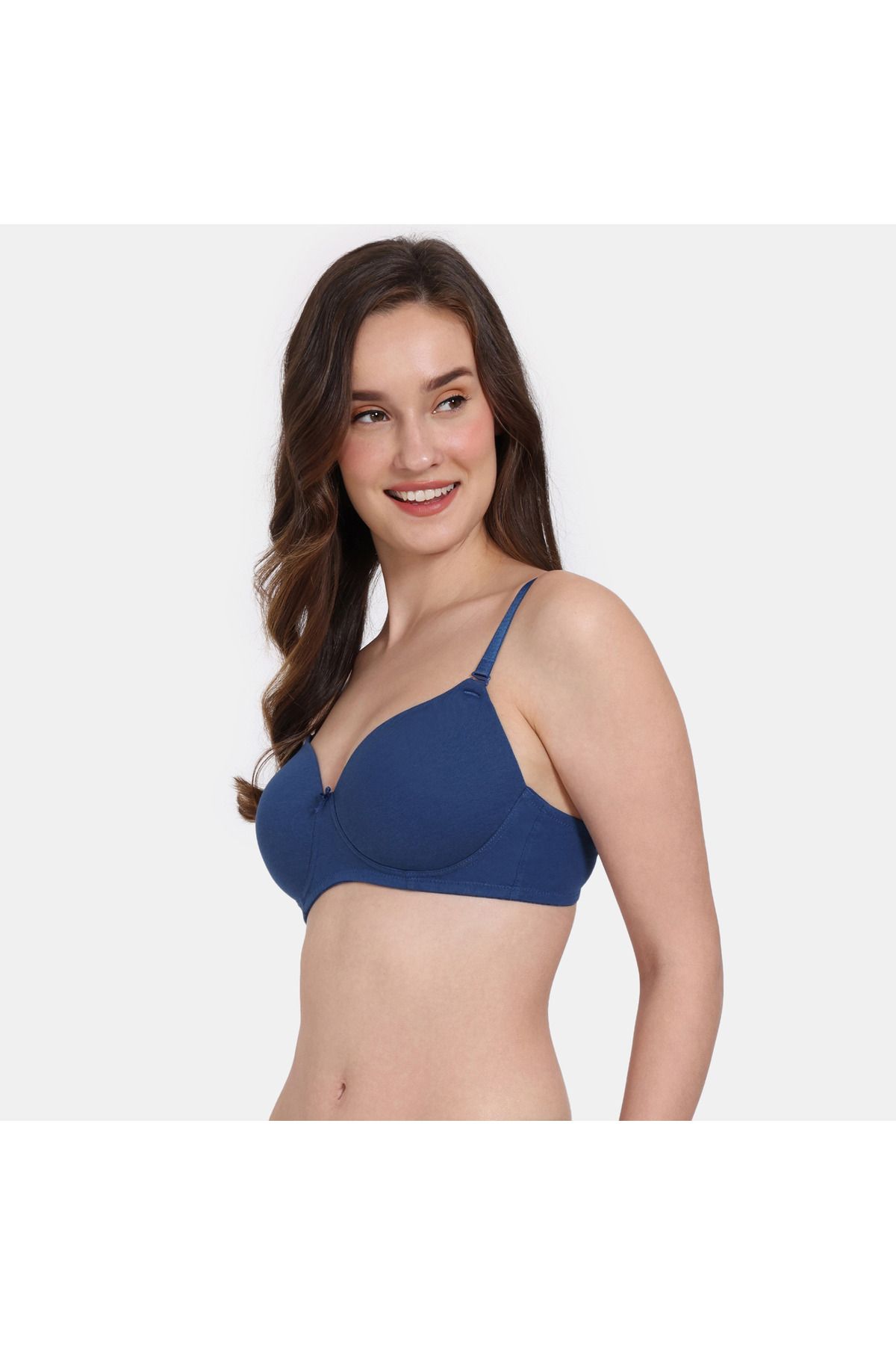 Zivame-Balconette Bra with Hook and Eye Closure 3