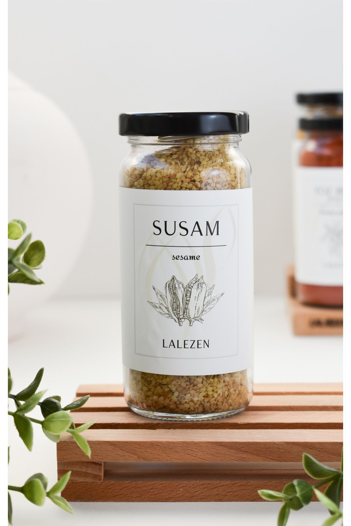 LALEZEN Susam Kavrulmuş- Sesame 150 gr (CAM KAVANOZ)