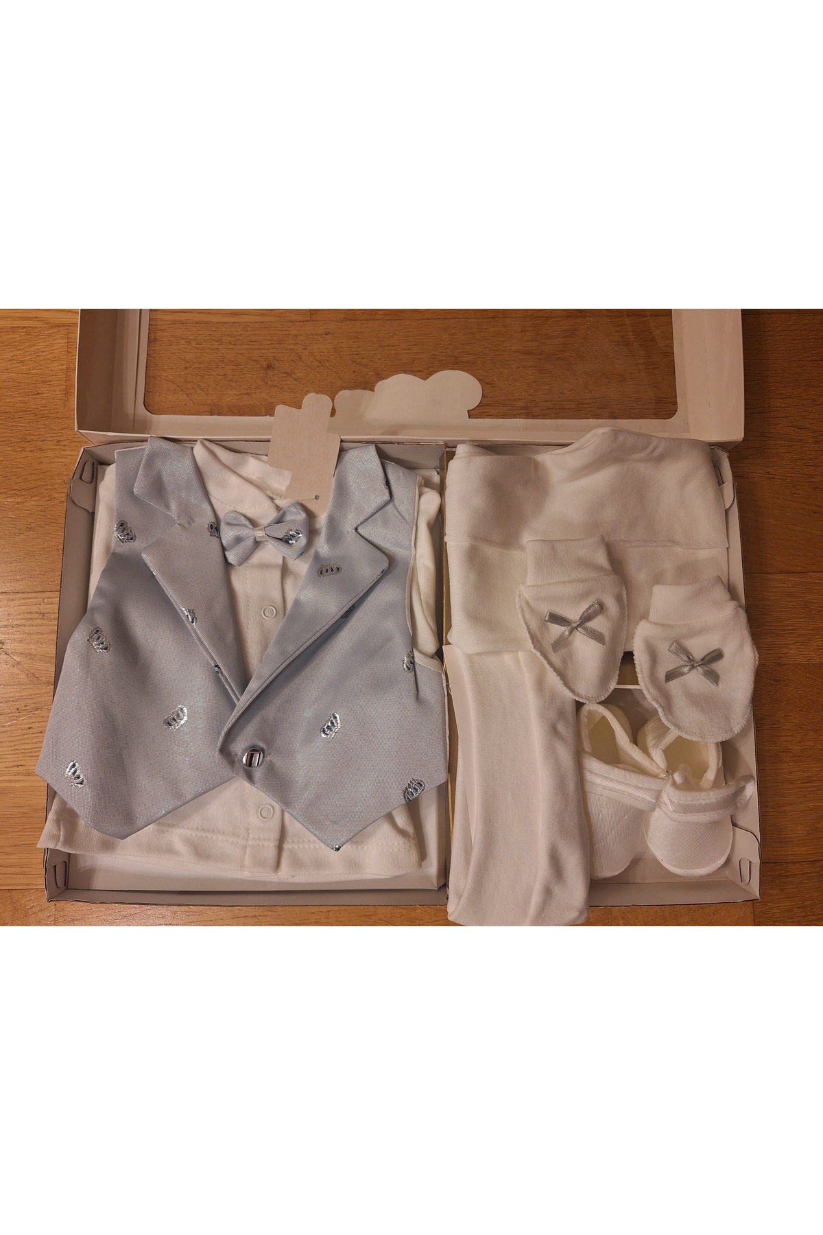 biyan collection Erkek Bebek Yelekli Özel Gün Mevlüt Sünnet Takımı Hastane Çıkışı Mevlütlük Bayramlık Doğum Hediyesi fotoğrafı 4 (önizleme)