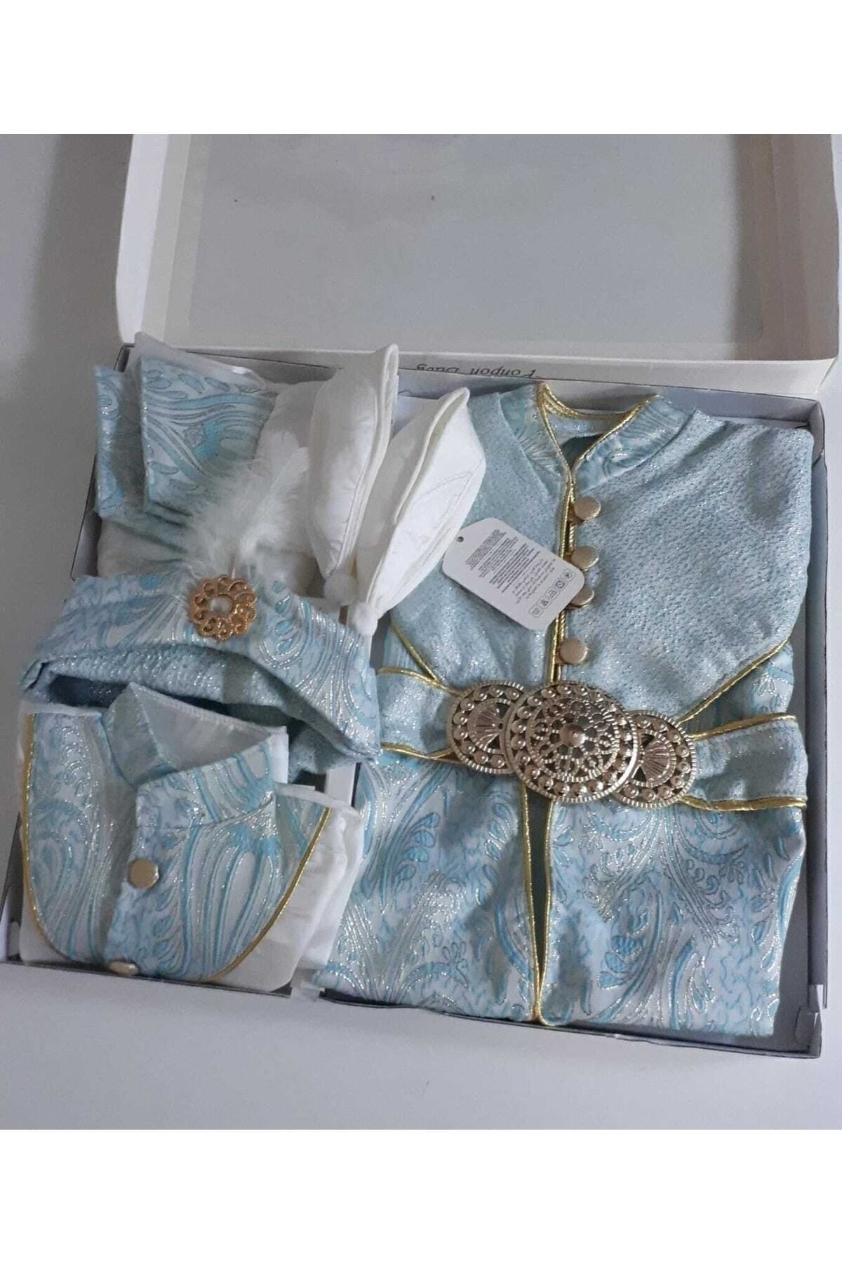 biyan collection Erkek Bebek Mevlütlük Şehzade Sünnetlik Mevlüt Sünnet Kıyafeti Erkek Çocuk Hediye Bebek Hediyelik fotoğrafı 5 (önizleme)