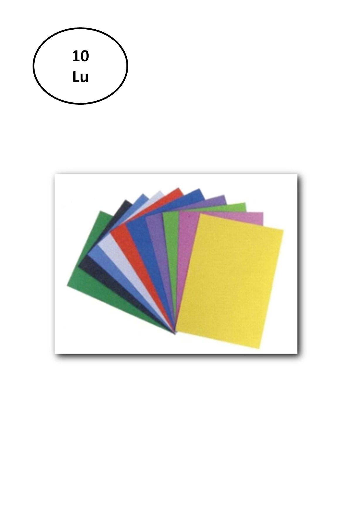 Angoravi Keskin Color 50x70 Sedefli Fon Kartonu 10 Lu Karışık Renk