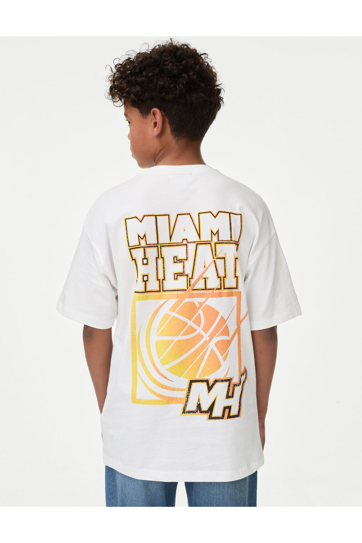 تی شرت NBA Miami Heat (6-16 سال) Marks & Spencer