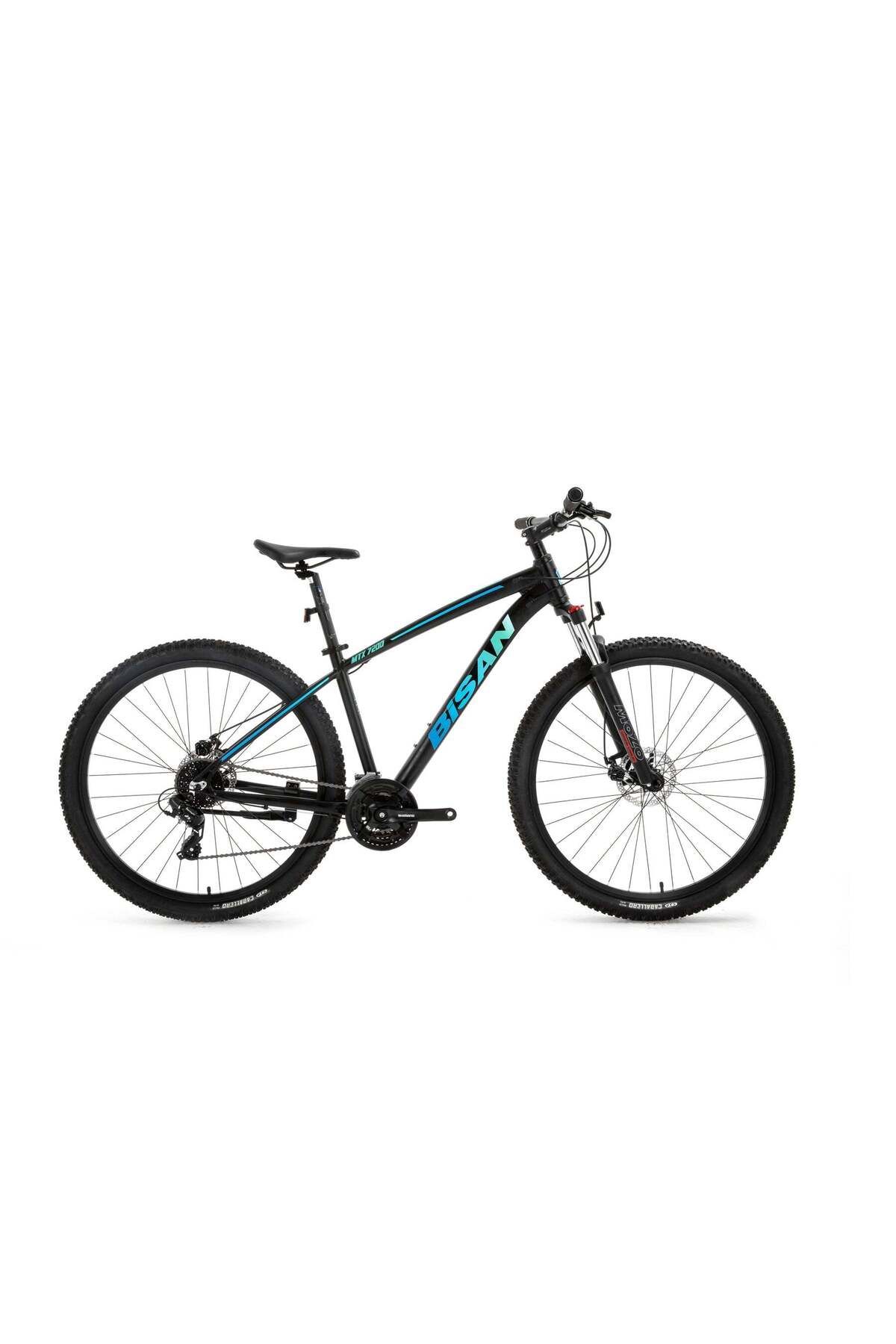 Bisan BİSAN MTX7200 SİYAH MAVİ DİSK FREN ÜST SEVİYE DAĞ BİSİKLETİ 26 JANT 15,5-39,5CM 3X8 VİTES BLC
