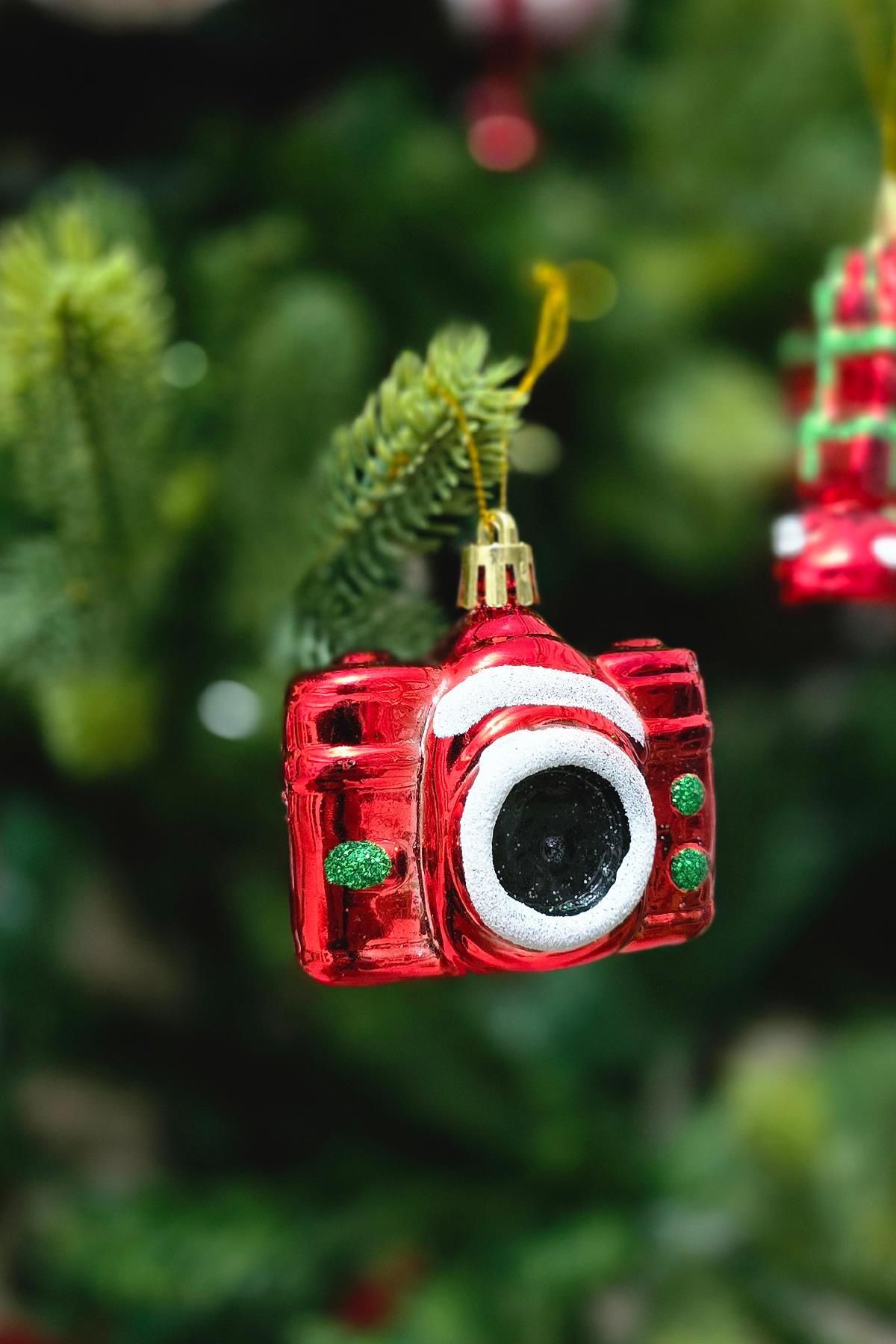 PEKSHOP-New Year's Shaped Camera - Luxury Pine Tree Decoration Single 1