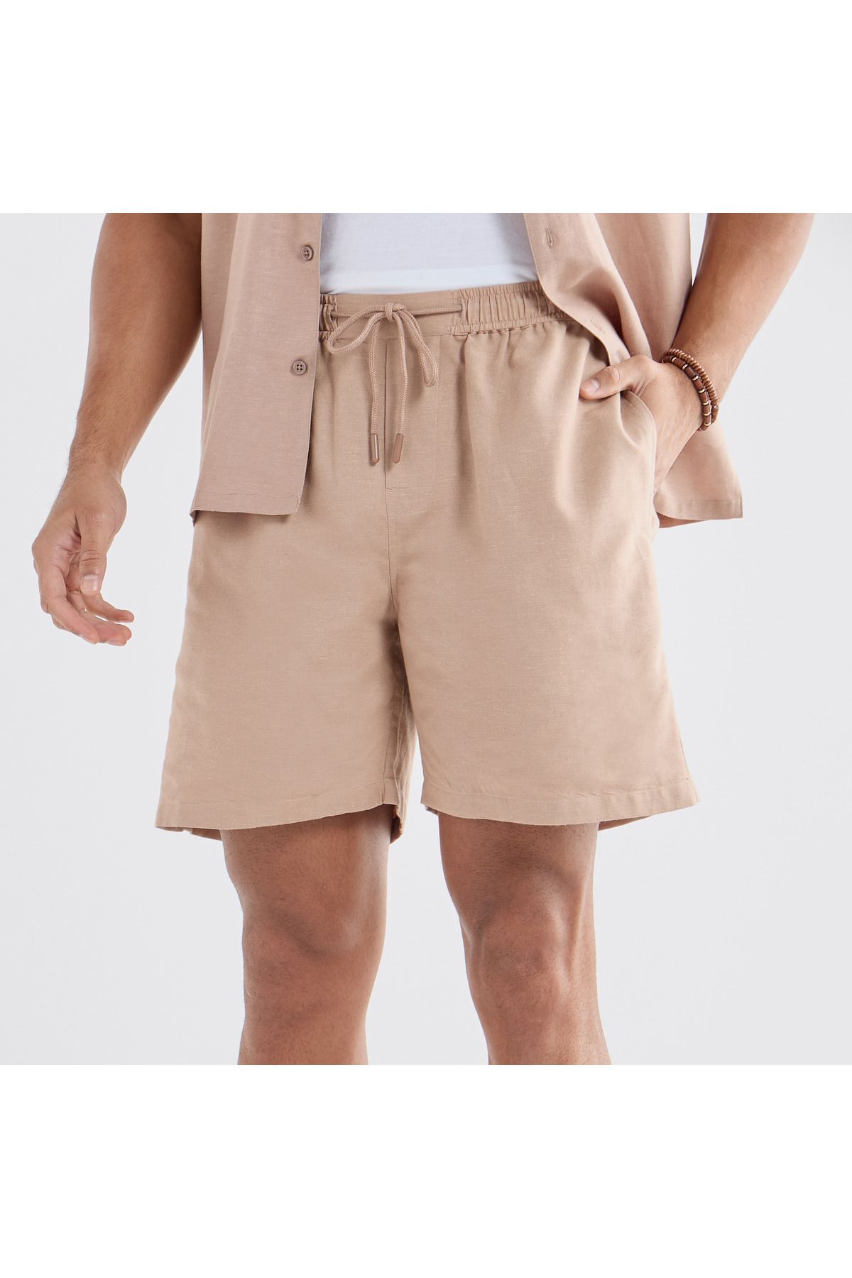 FAV-Flexi Waist Short with Drawstring and Pockets 1