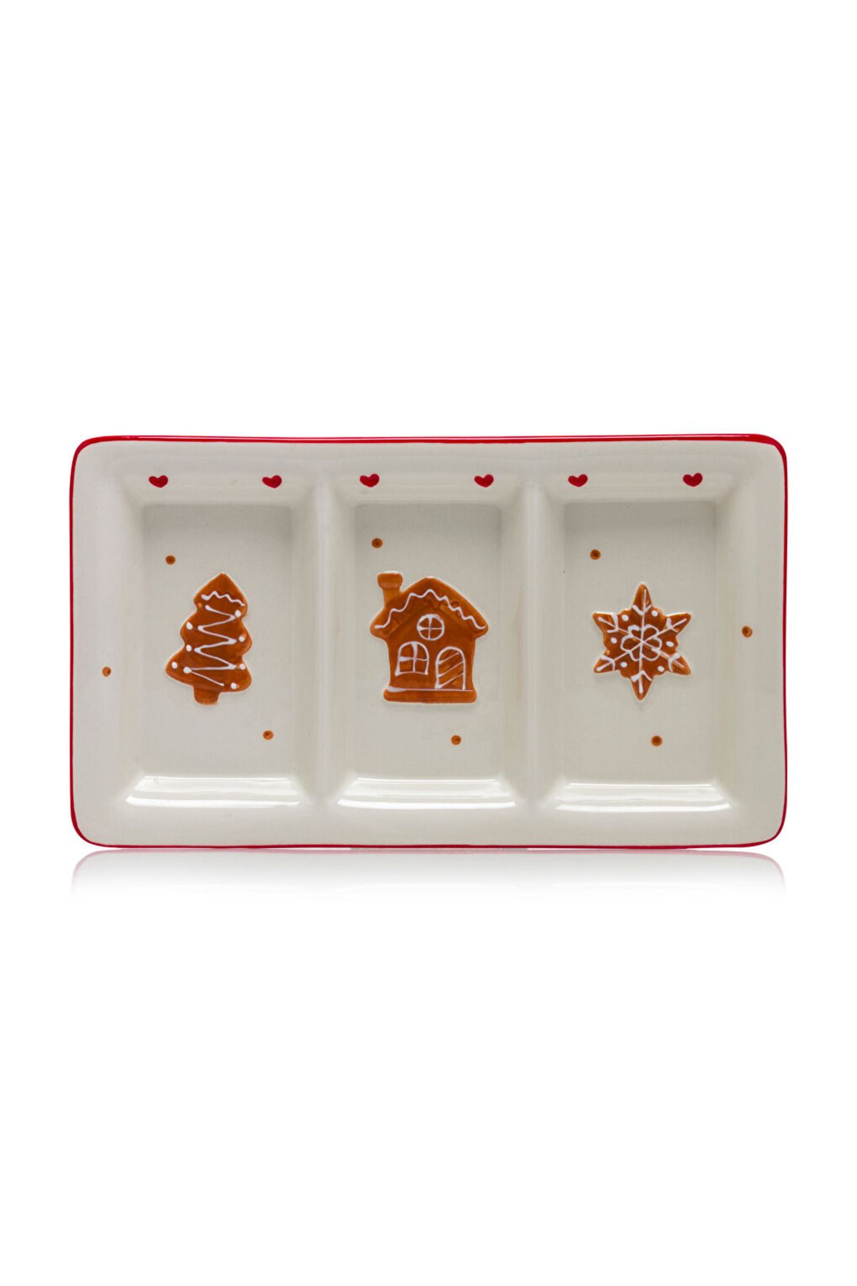 LC Waikiki-Christmas Themed Ceramic Presentation Plate 4