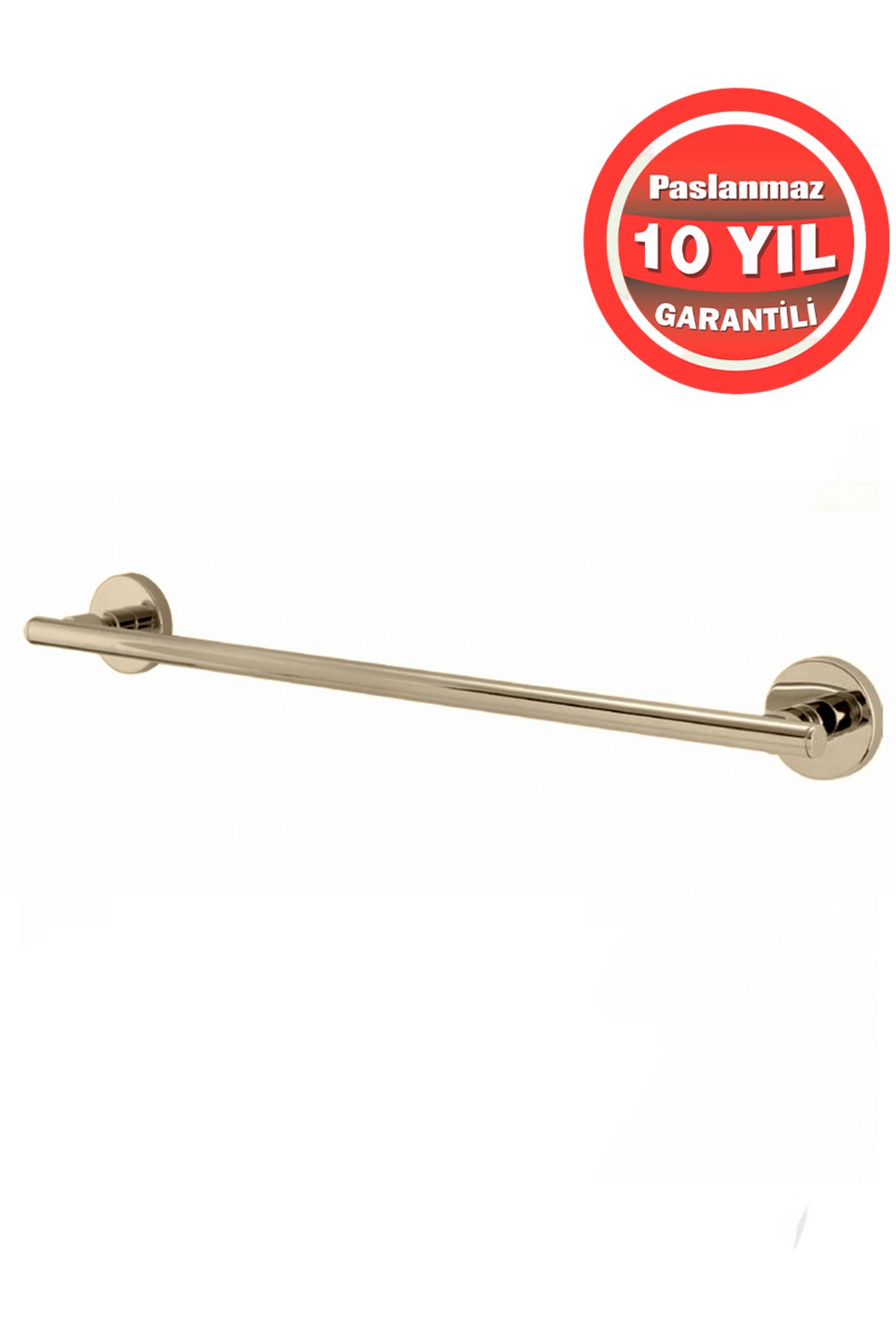 ÇELİK BANYO Paslanmaz Pirinç Flora 50 Cm Uzun Havluluk Altın Gold