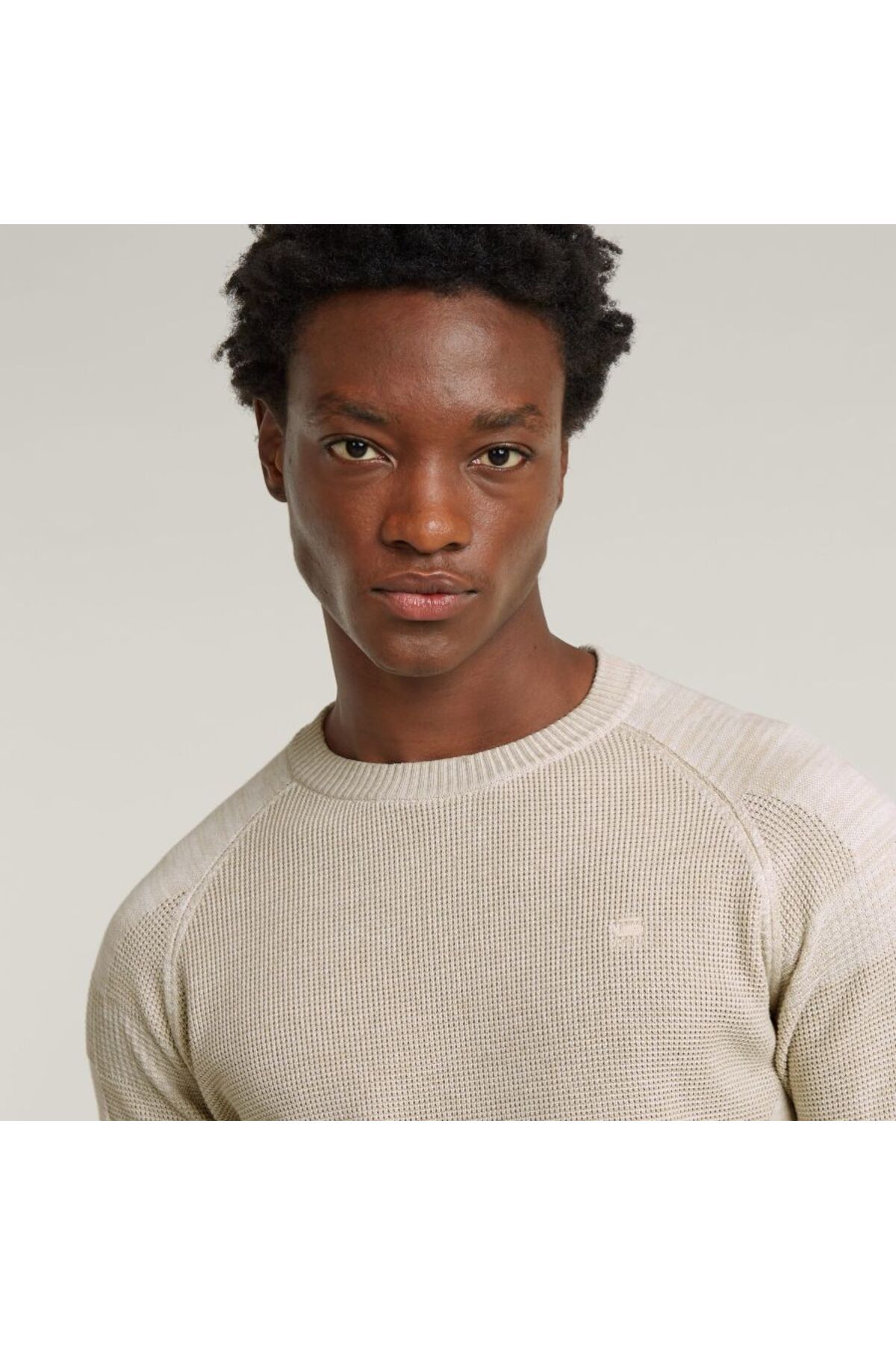 G-STAR RAW-Hanorac elegant cu guler tricotaj 5