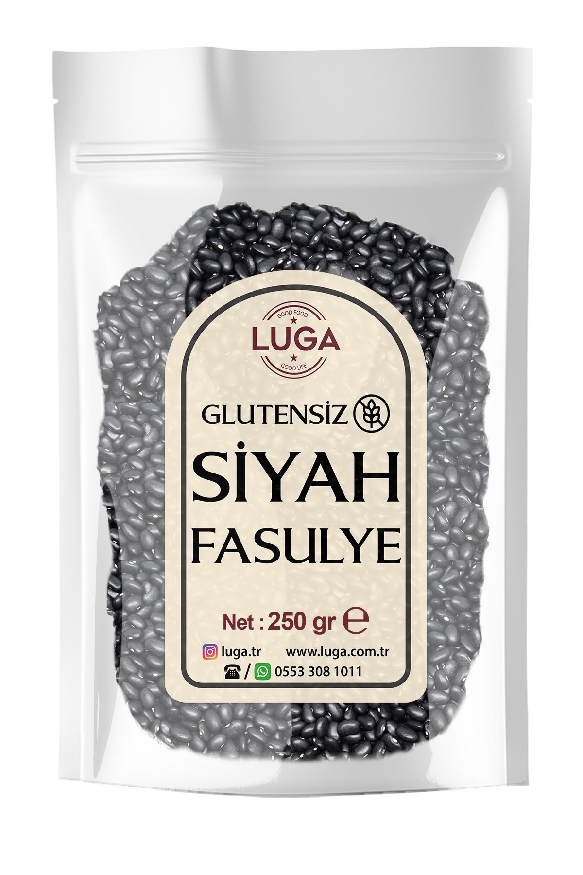 Luga Siyah Fasulye - Glutensiz 250 gr