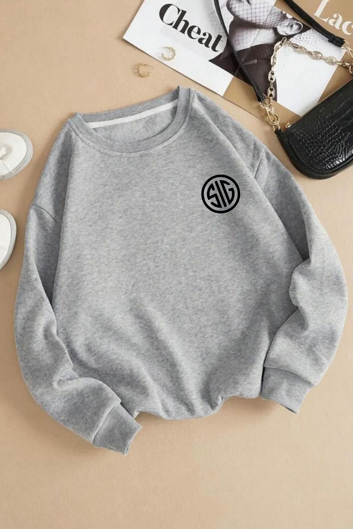 Massgai-Sig Sauer Printed Unisex Oversize Sweatshirt - Crew Neck Hoodie 2