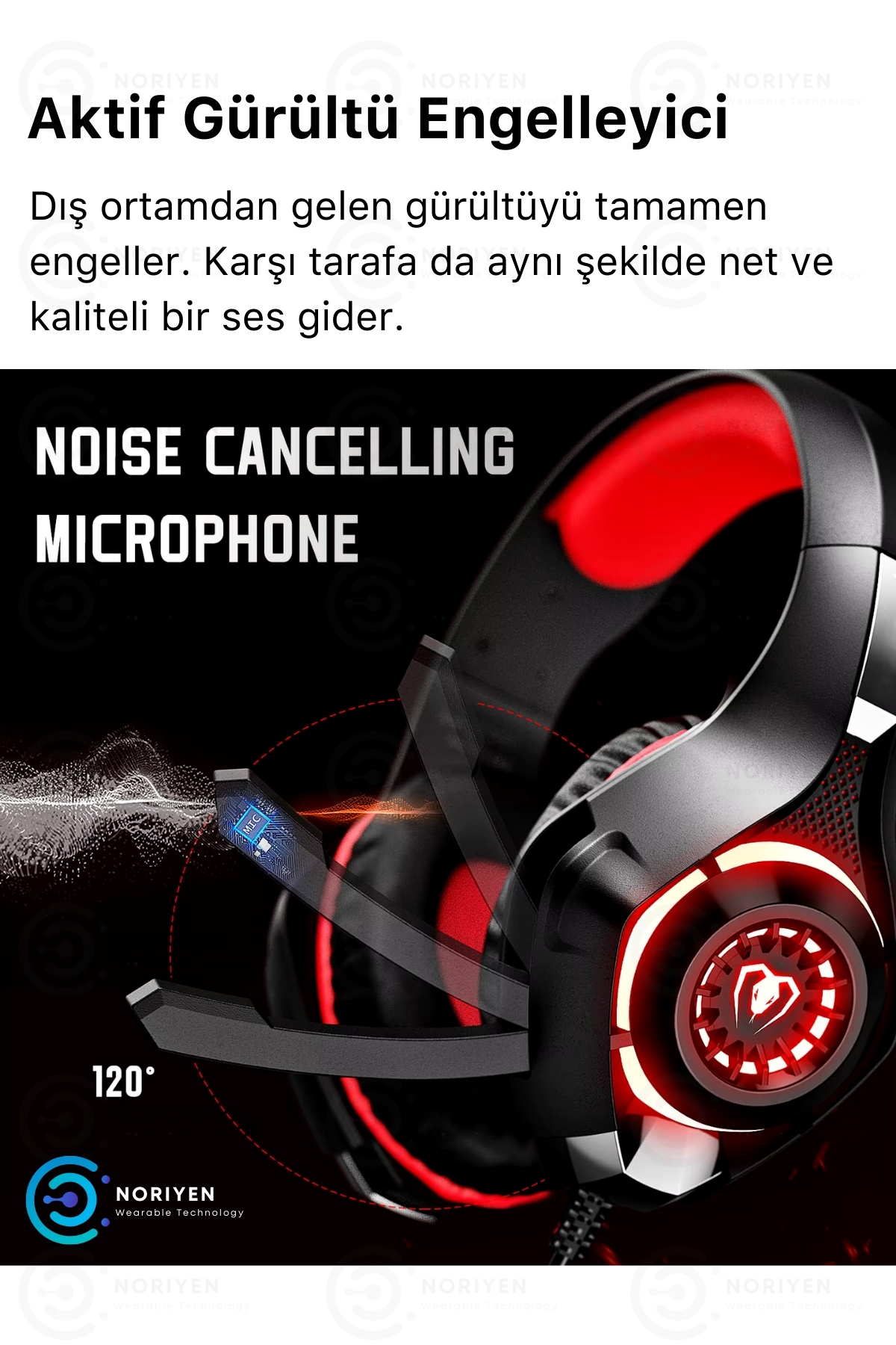 Premium Gaming Pro Mikrofonlu PS4 PS5 Xbox PC İçin Kablolu Gamer Kulak Üstü Oyuncu Kulaklık