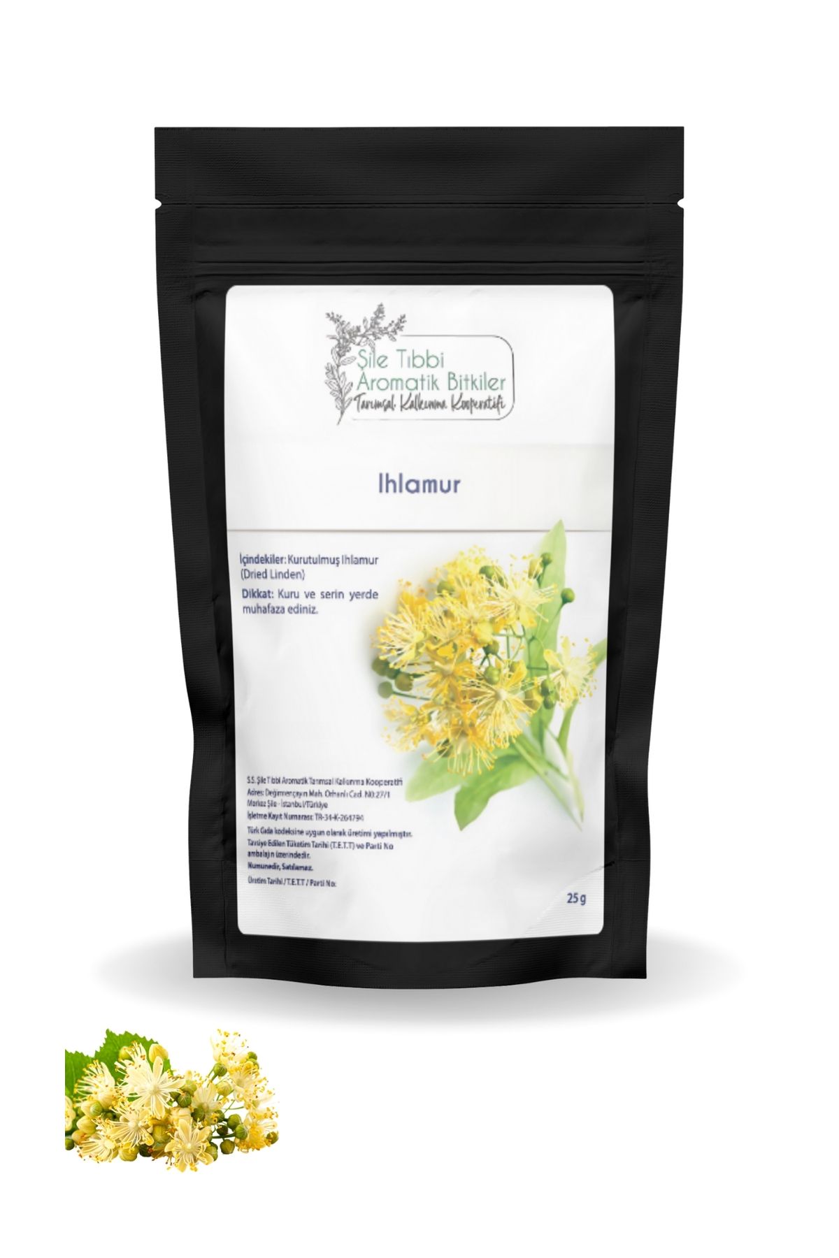 Şile Natural Ihlamur Çayı 25 gr - Şile Tıbbi Aromatik Bitkiler Tarımsal Kalkınma Kooperatifi Ihlamur